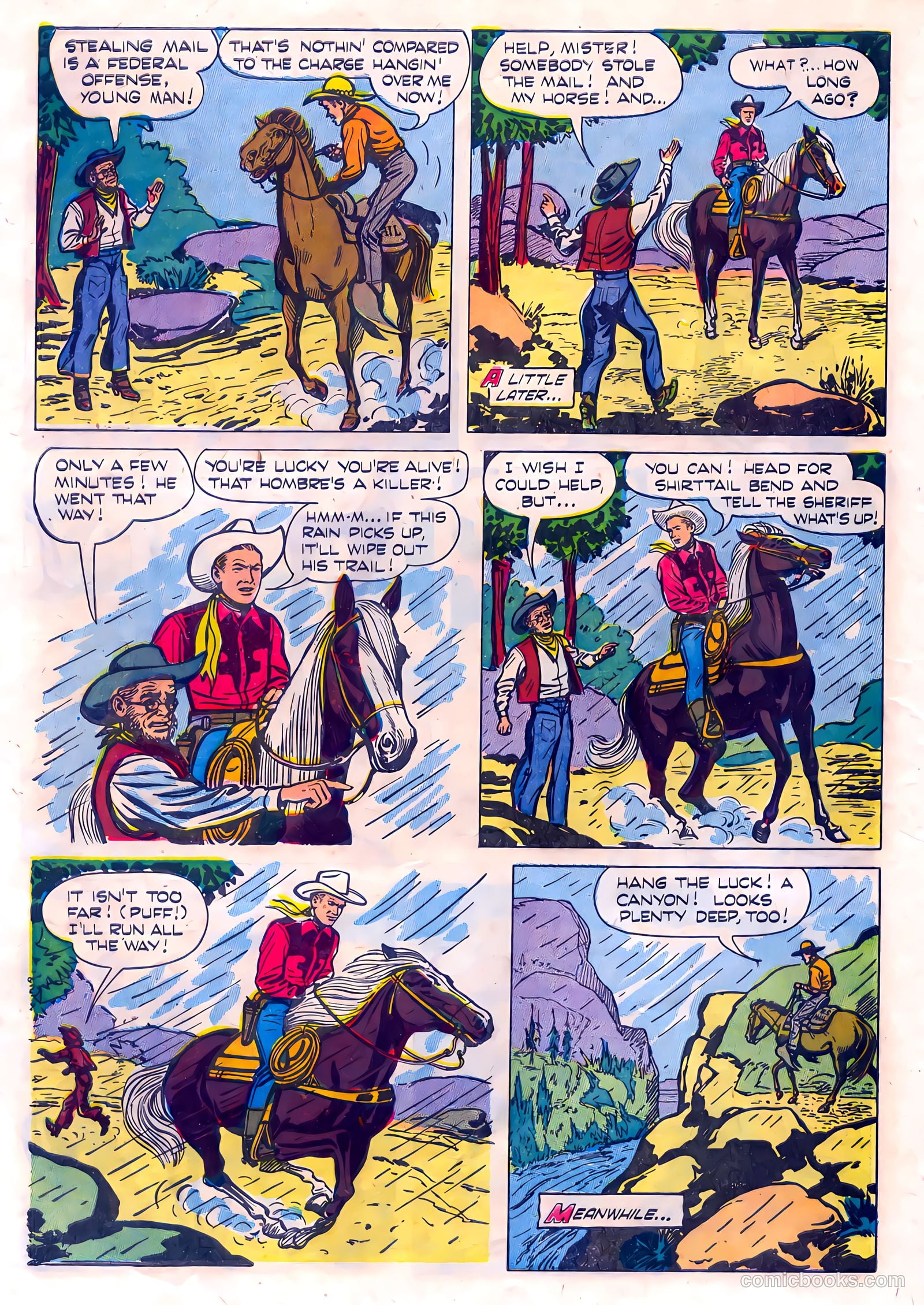 Rex Allen #15 (1955) — page 32 of 36