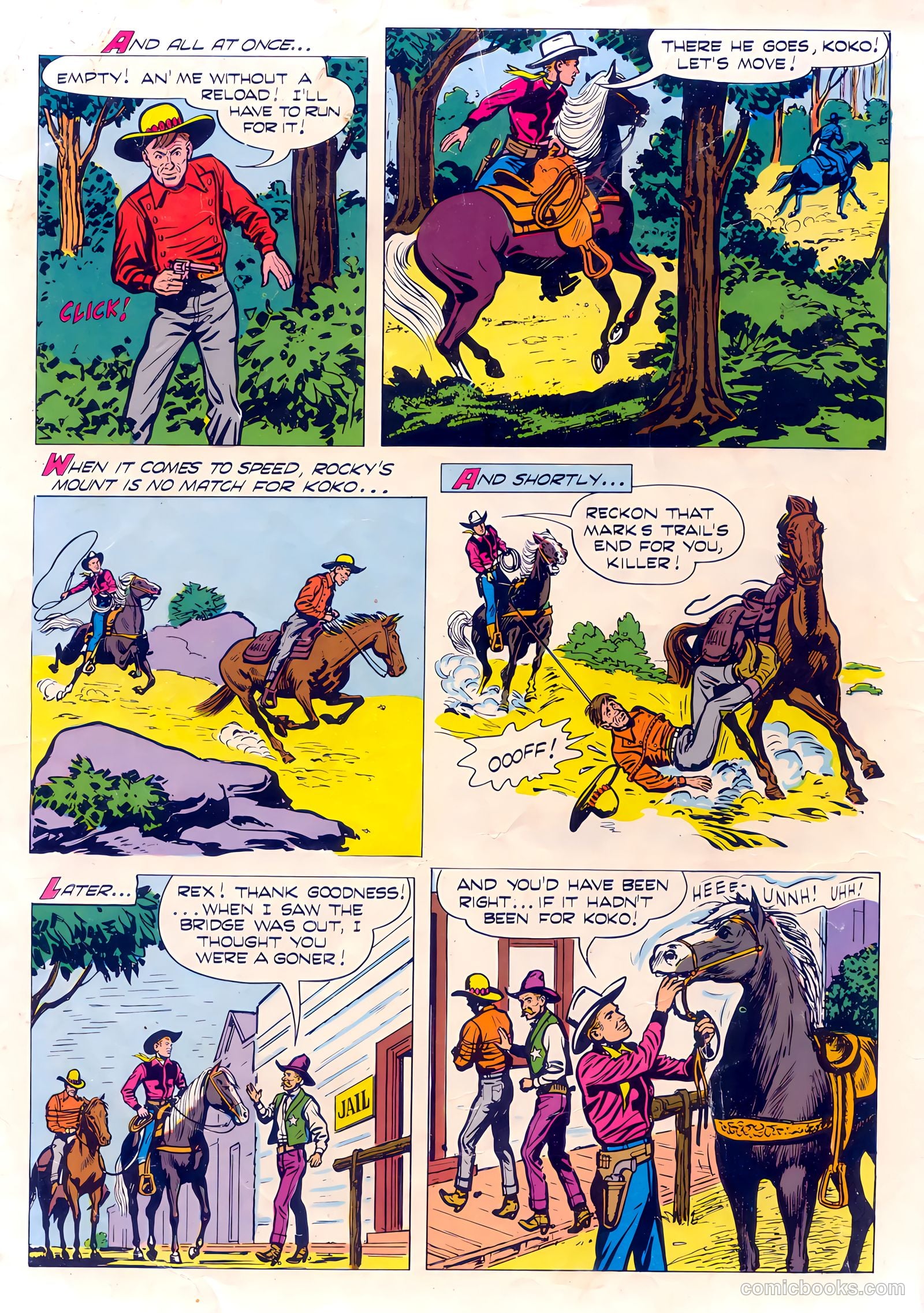 Rex Allen #15 (1955) — page 36 of 36