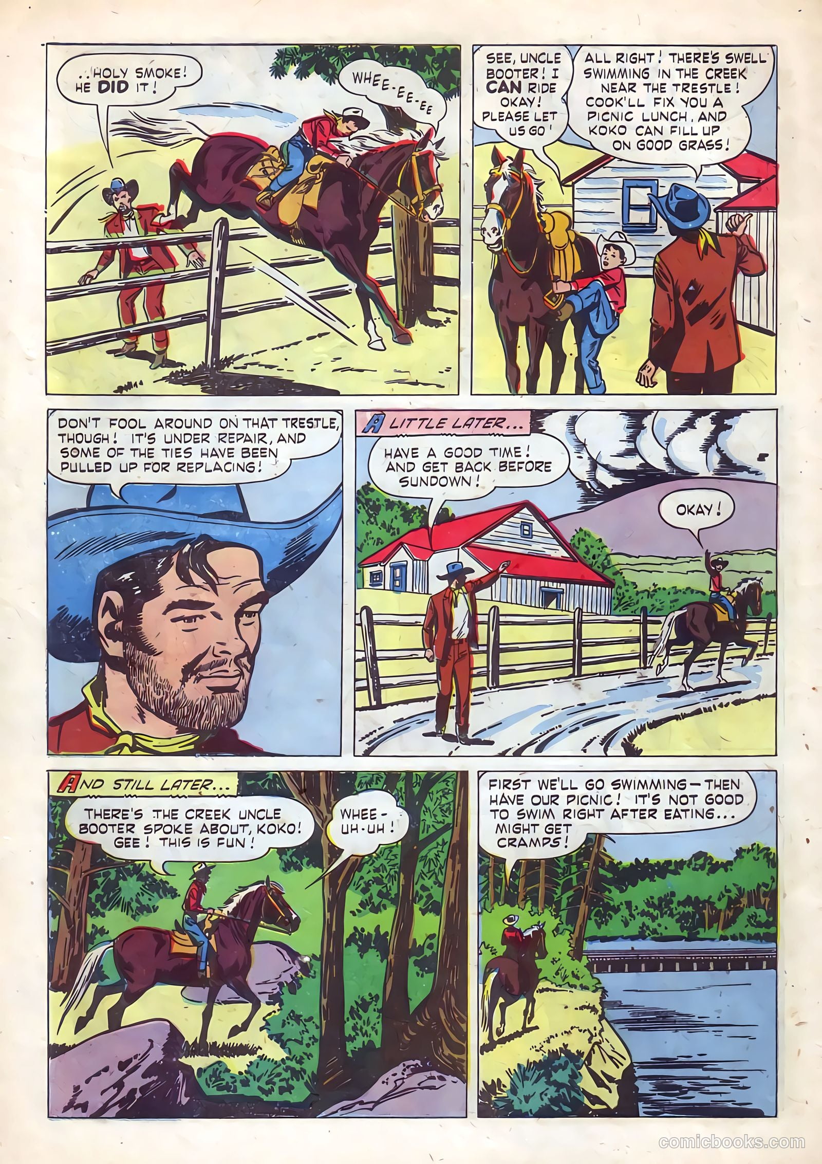 Rex Allen #17 (1953) — page 30 of 36
