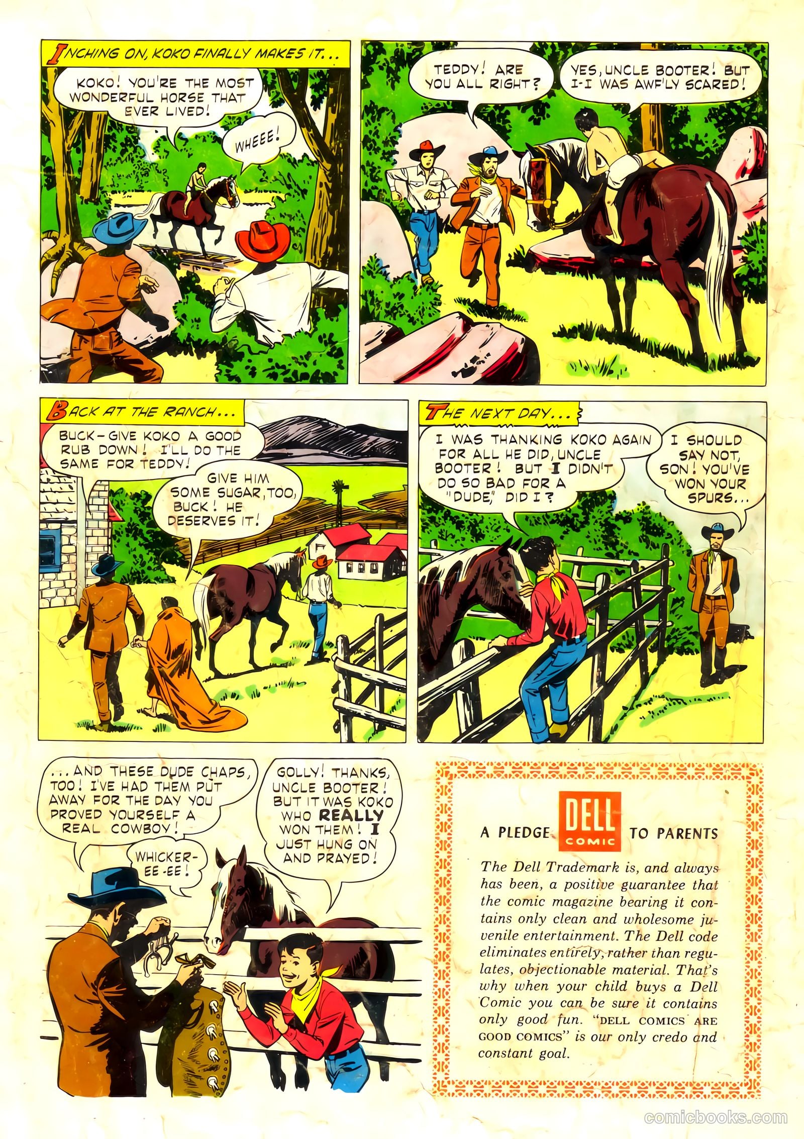 Rex Allen #17 (1953) — page 36 of 36