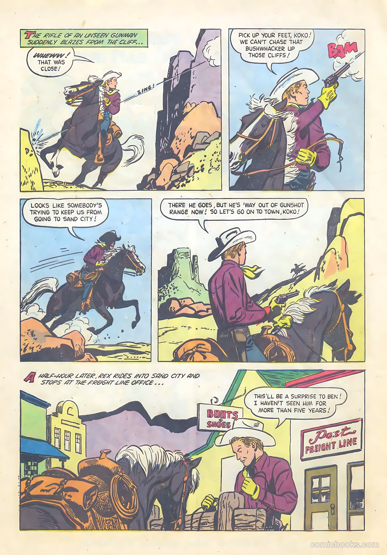 Rex Allen #18 (1955) — page 4 of 36