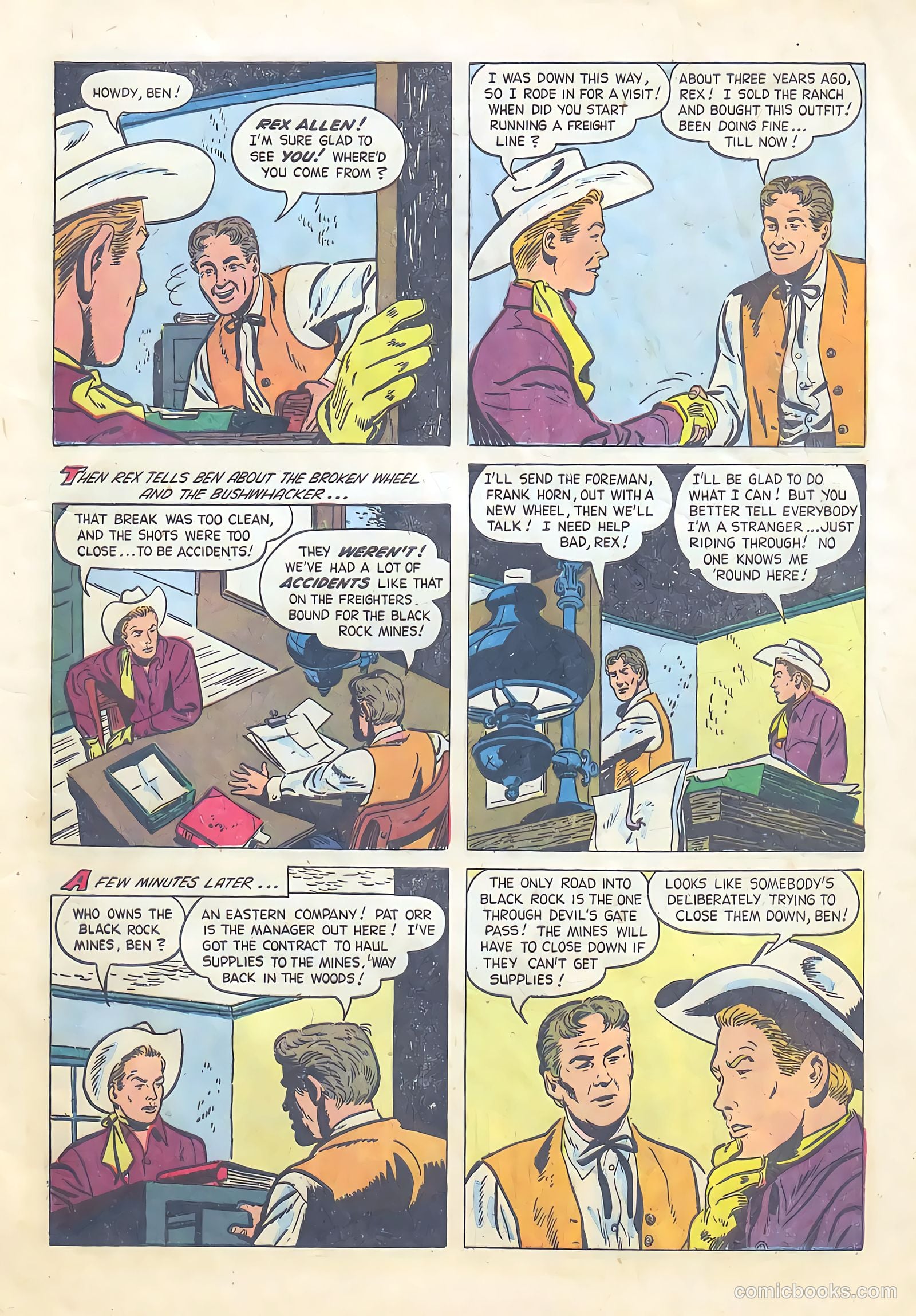 Rex Allen #18 (1955) — page 5 of 36