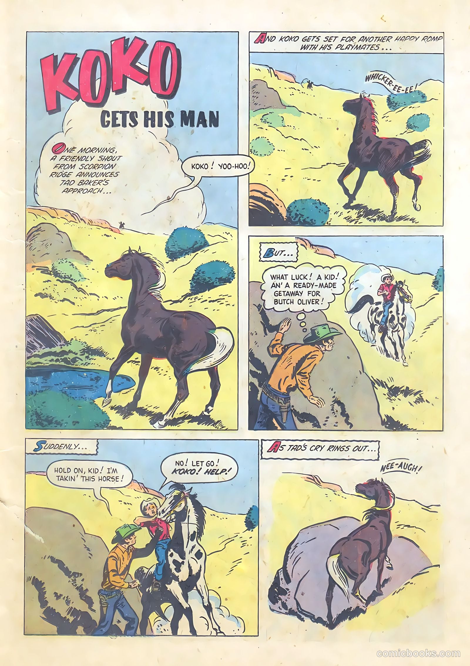 Rex Allen #18 (1955) — page 19 of 36