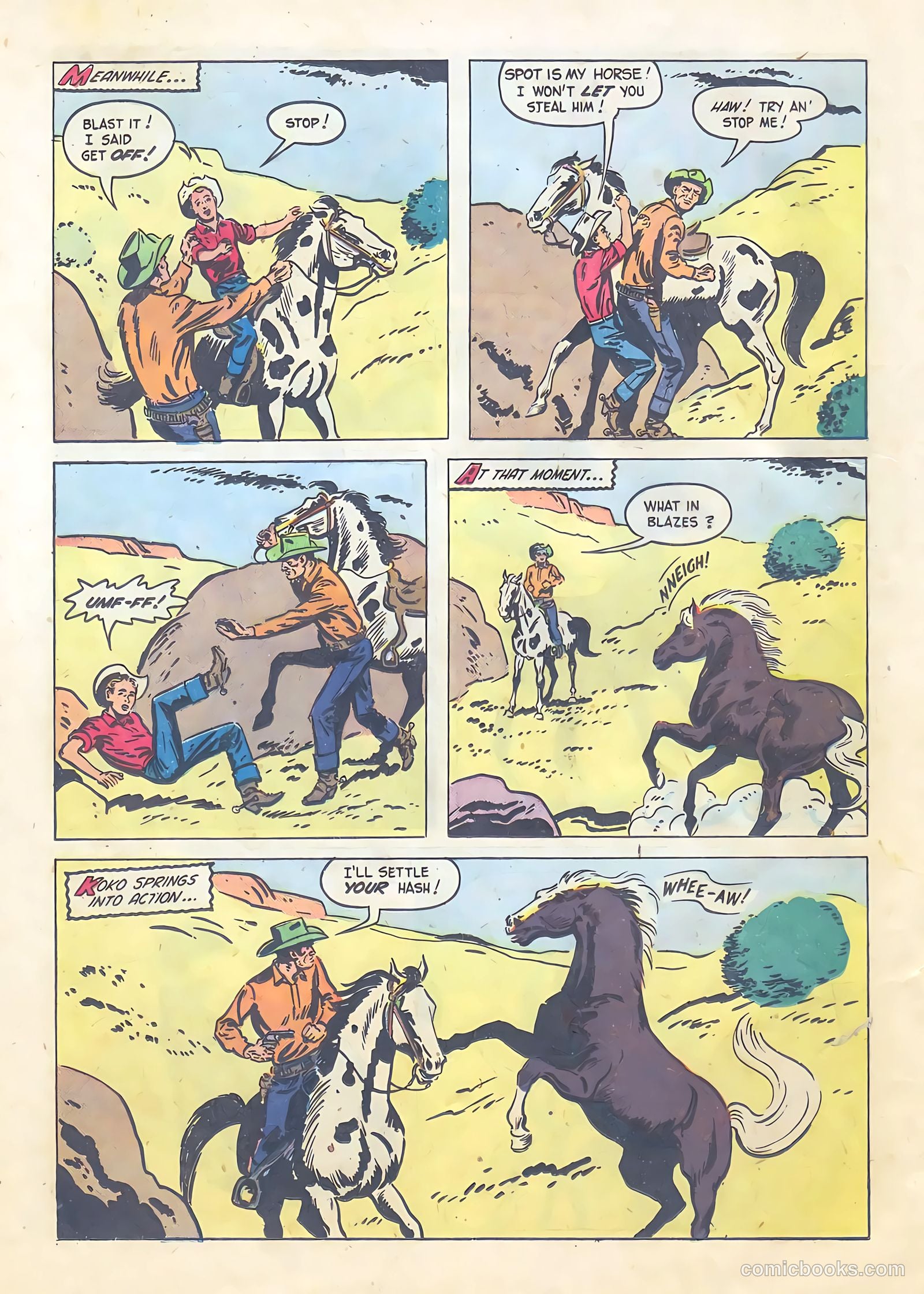 Rex Allen #18 (1955) — page 20 of 36