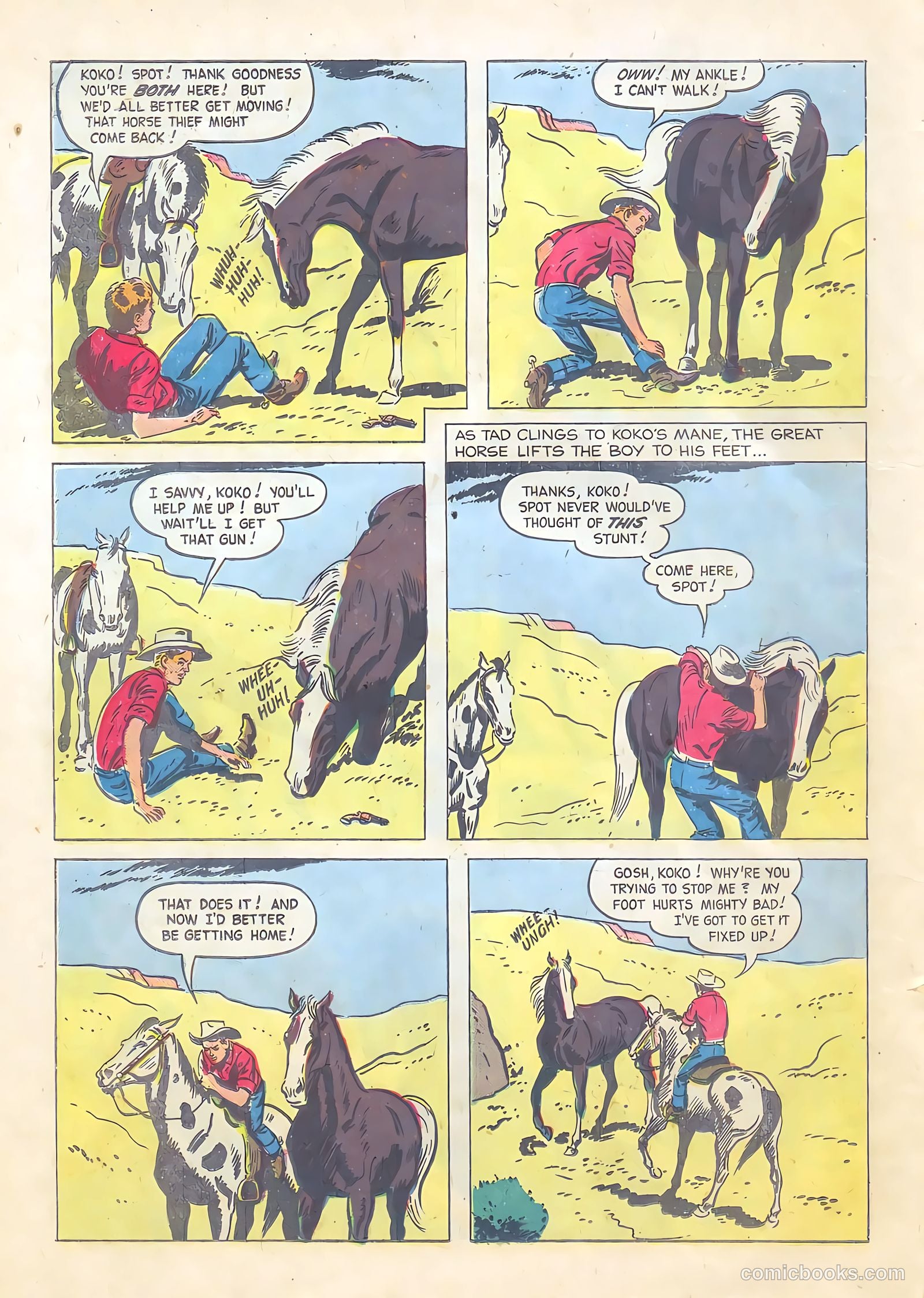 Rex Allen #18 (1955) — page 22 of 36