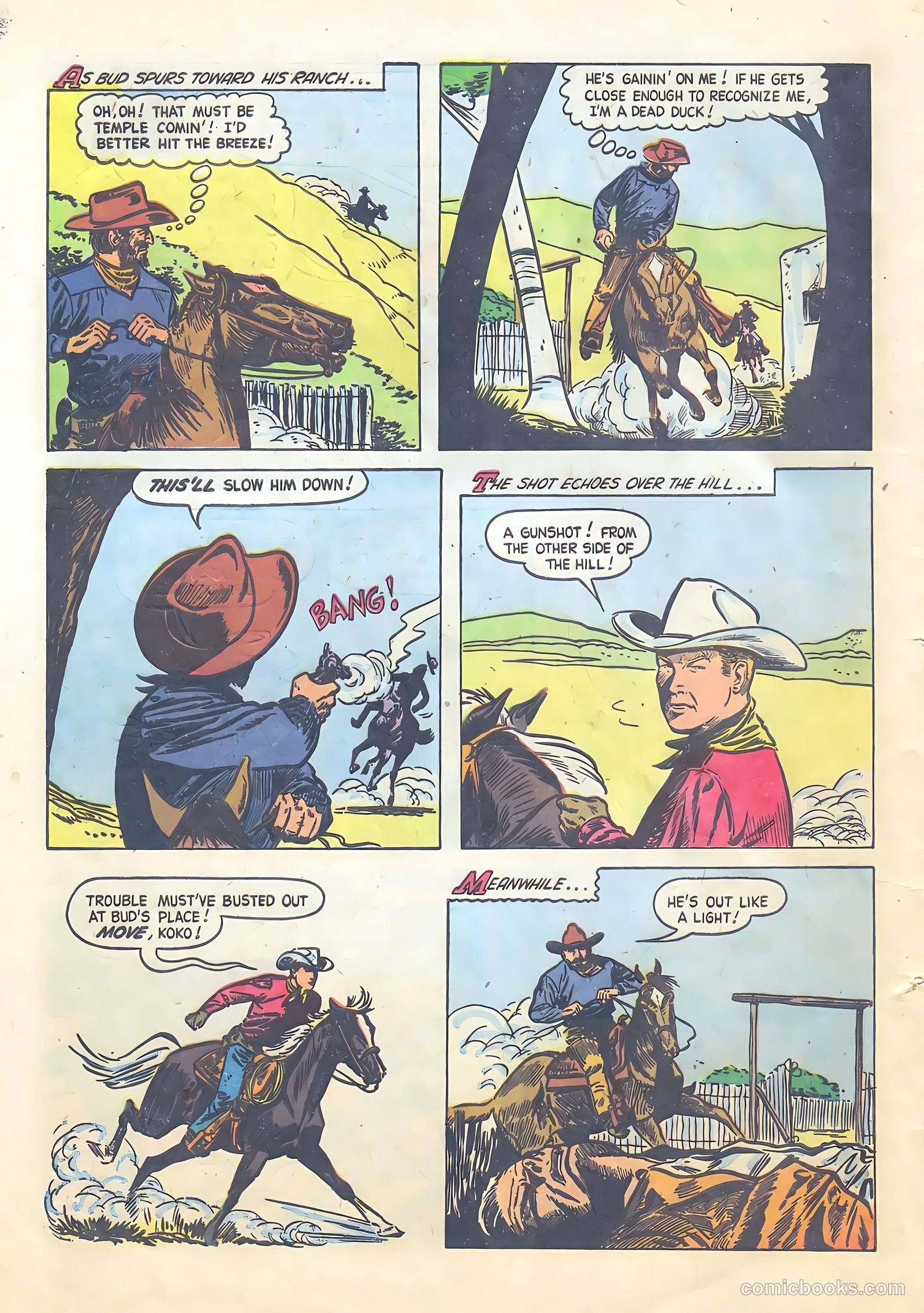 Rex Allen #18 (1955) — page 28 of 36