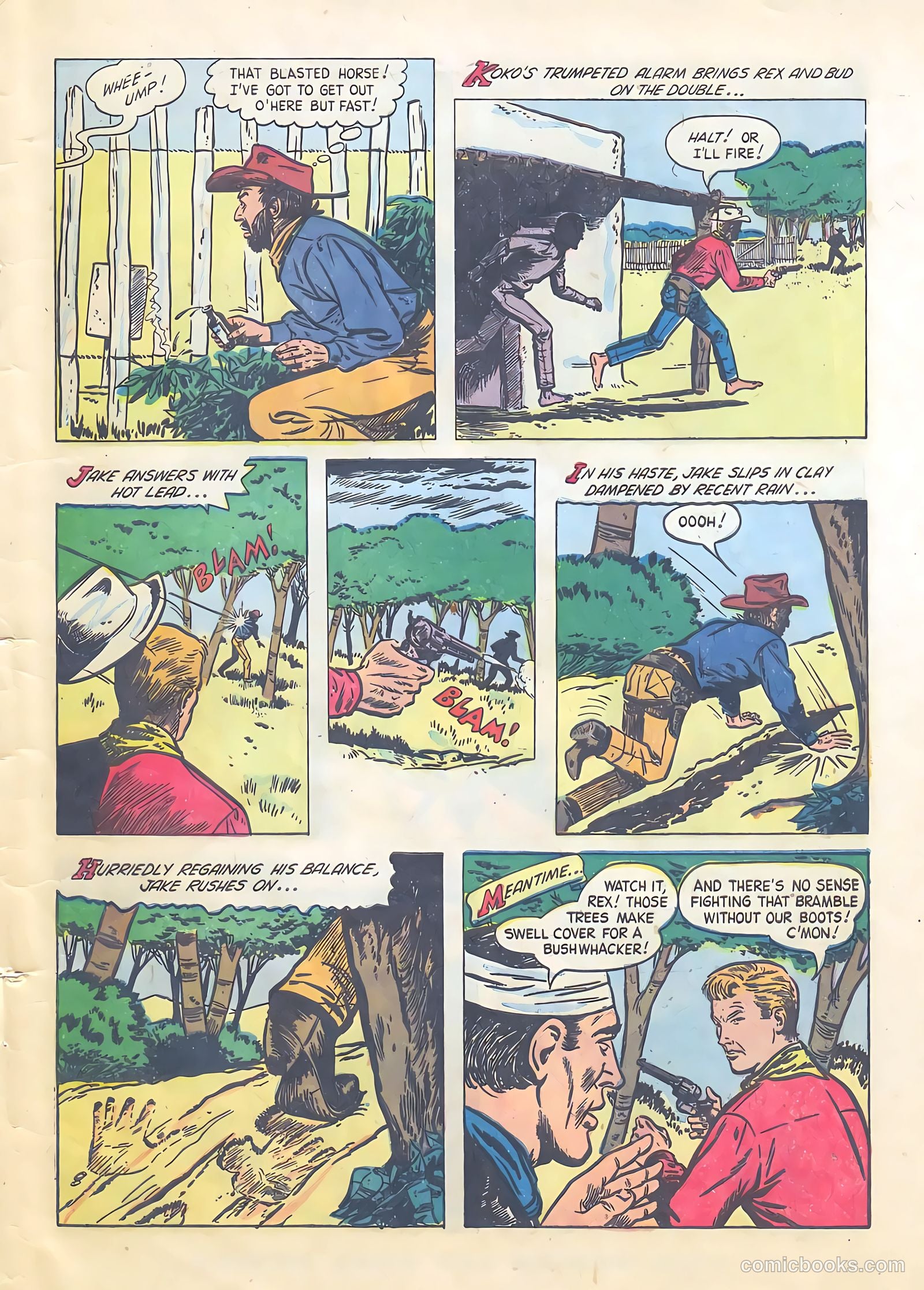 Rex Allen #18 (1955) — page 33 of 36