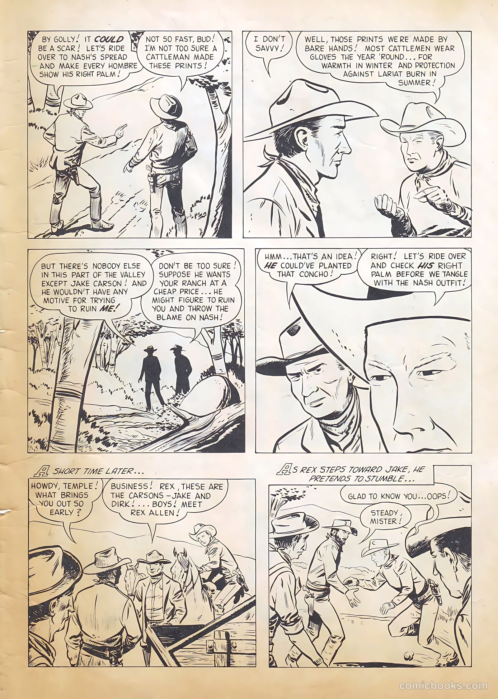 Rex Allen #18 (1955) — page 35 of 36