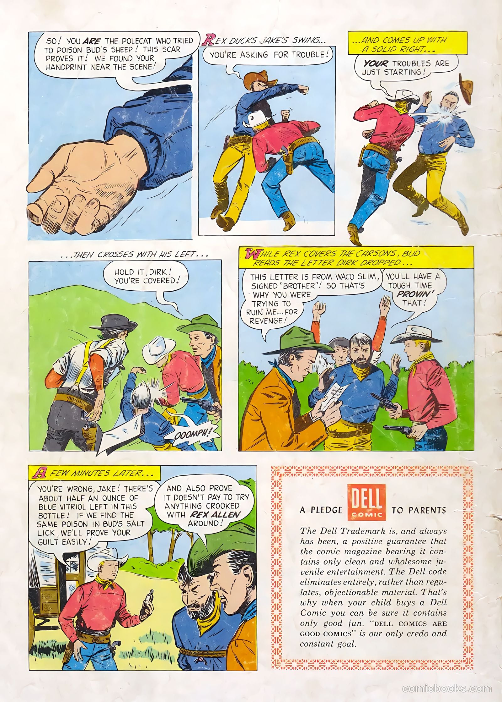 Rex Allen #18 (1955) — page 36 of 36