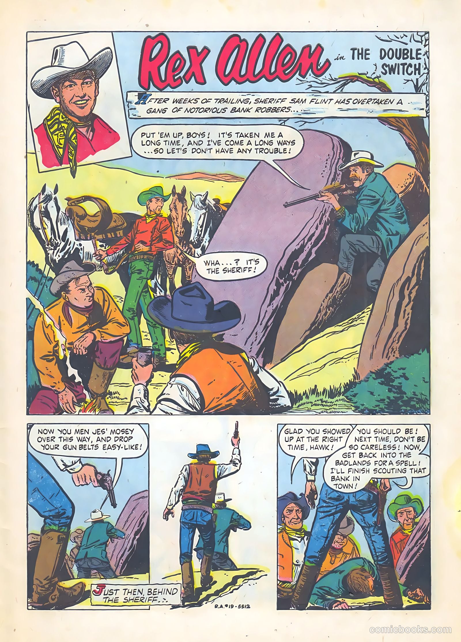 Rex Allen #19 (1956) — page 3 of 36