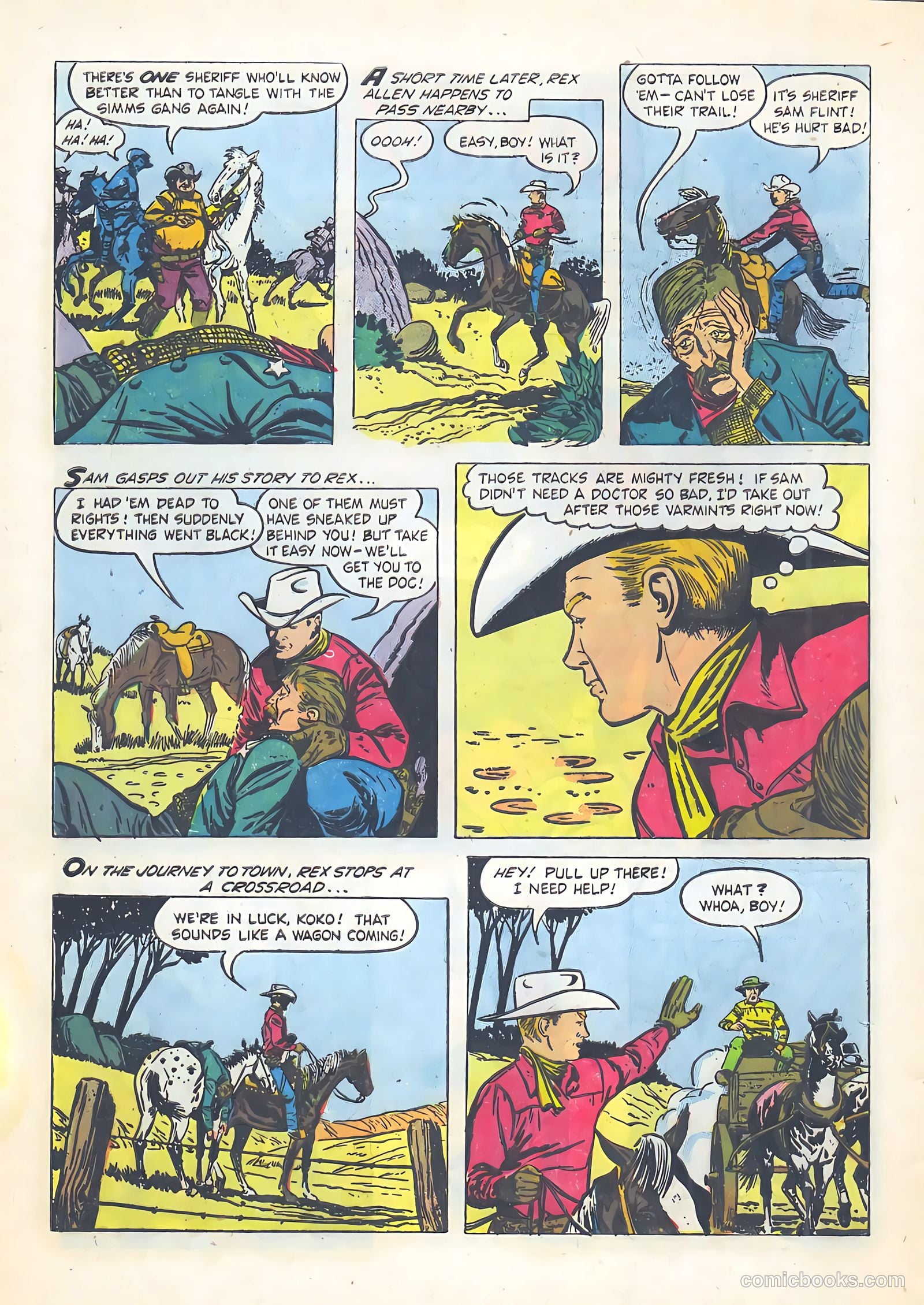 Rex Allen #19 (1956) — page 4 of 36