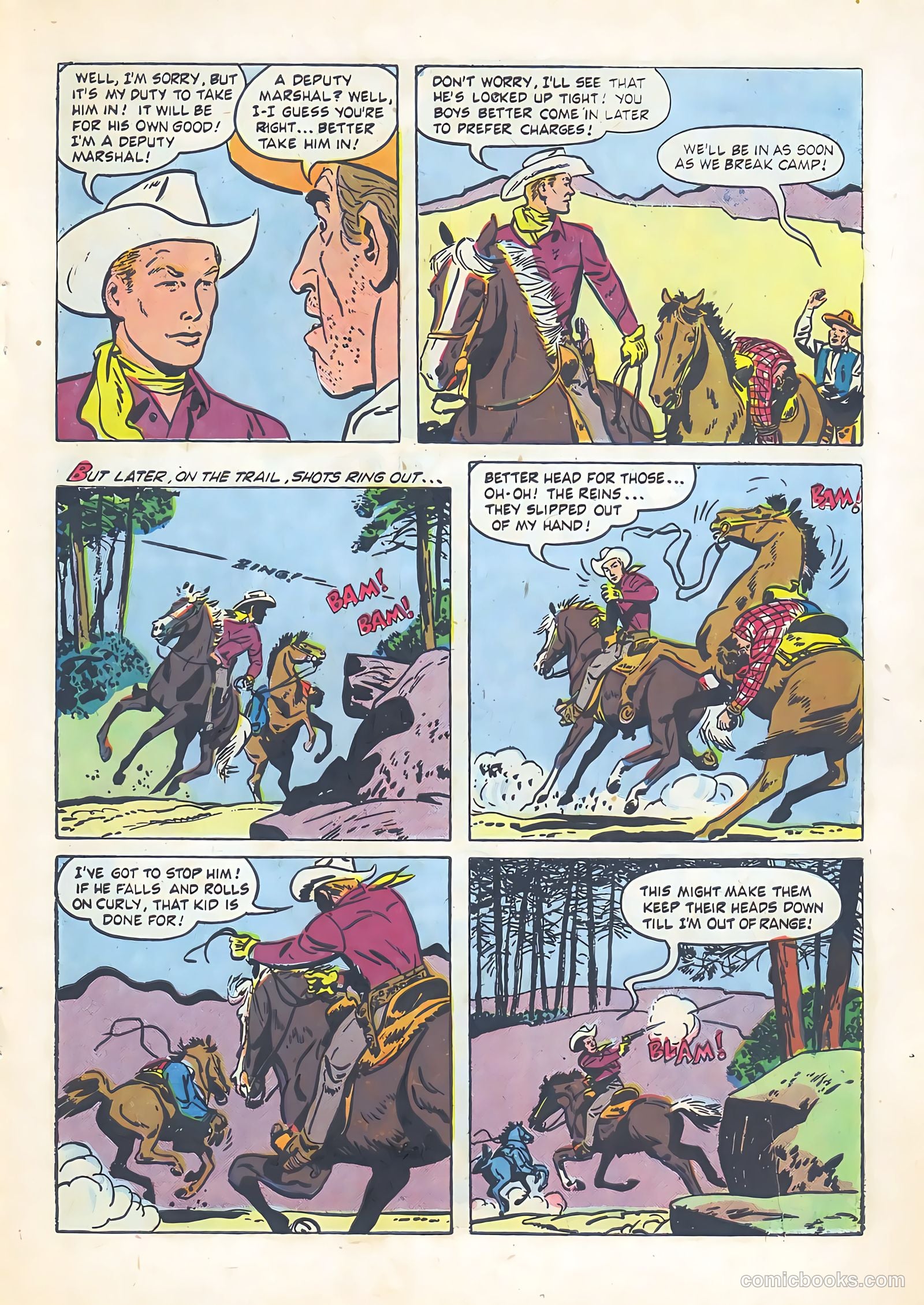 Rex Allen #19 (1956) — page 31 of 36