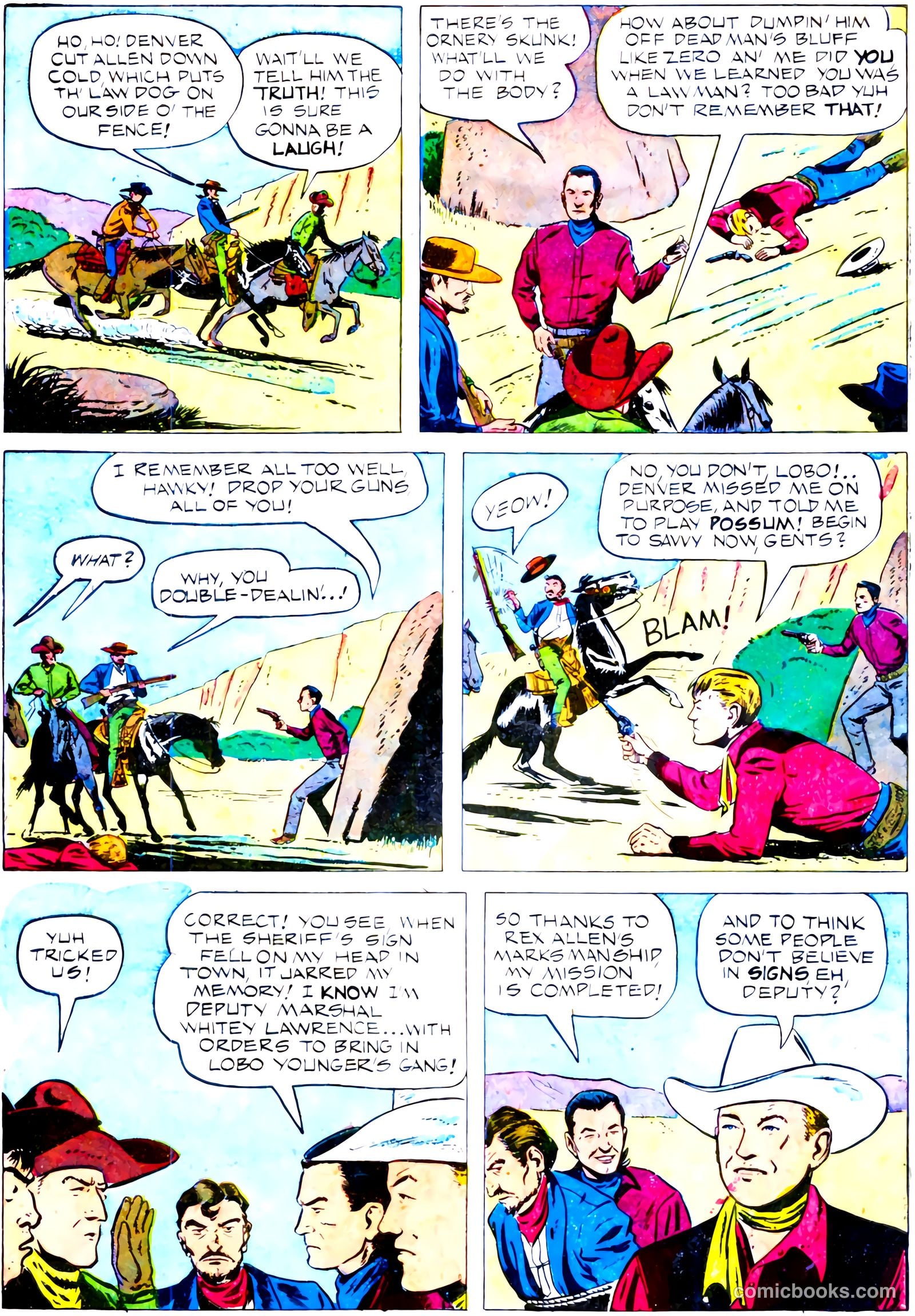 Rex Allen #9 (1953) — page 34 of 36