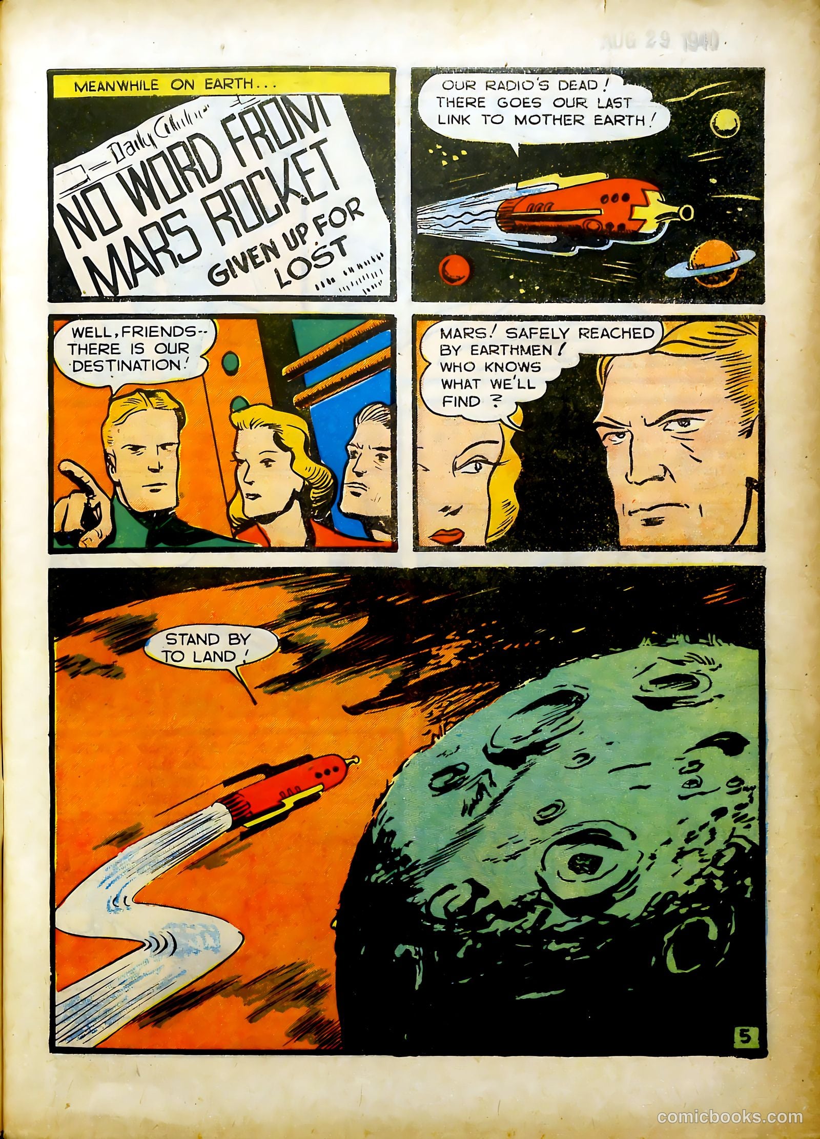 Rex Dexter of Mars #1 (1940) — page 7 of 68