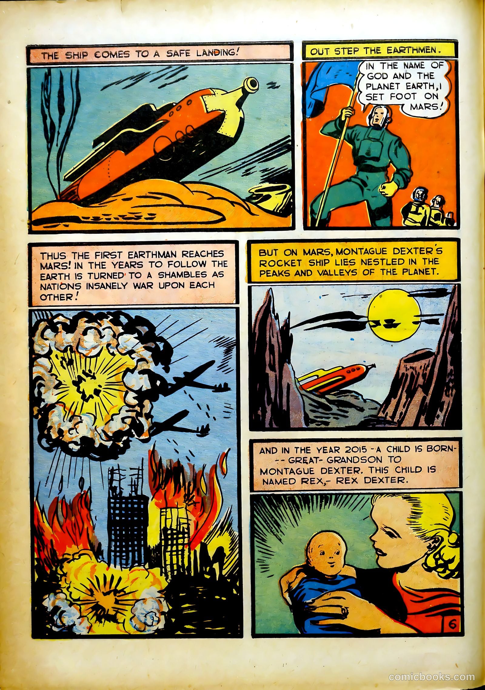 Rex Dexter of Mars #1 (1940) — page 8 of 68
