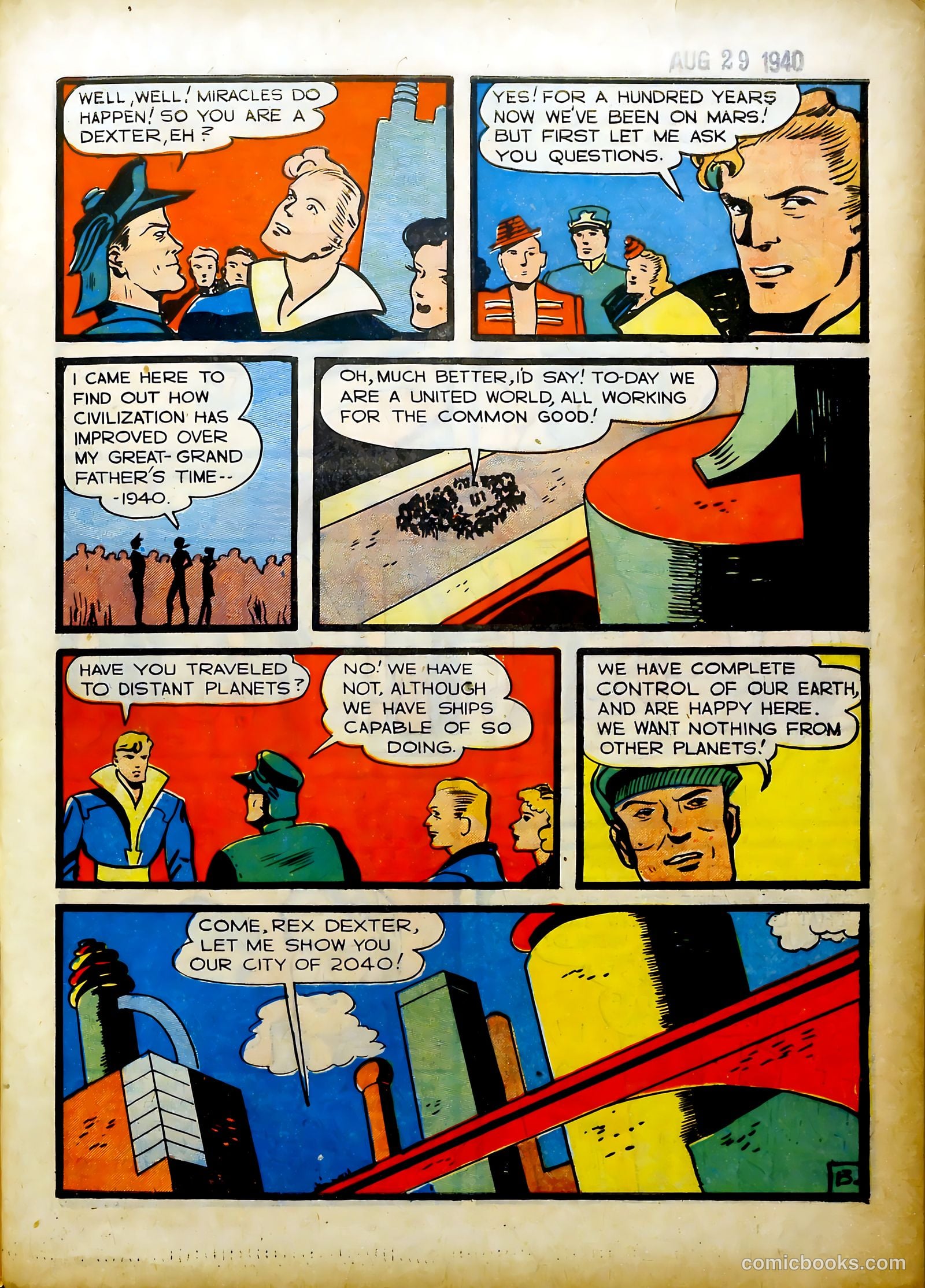 Rex Dexter of Mars #1 (1940) — page 15 of 68