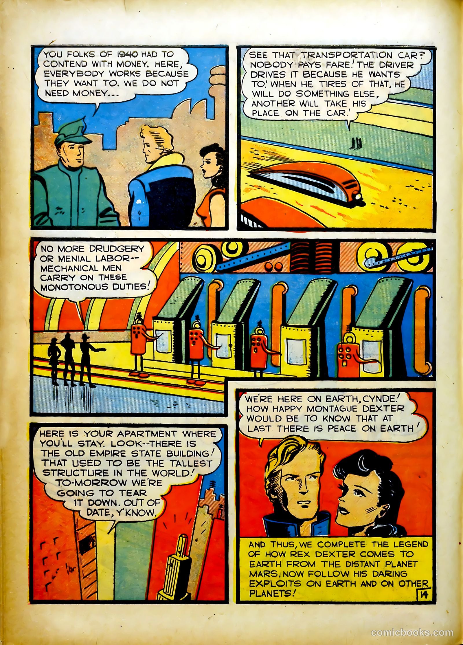 Rex Dexter of Mars #1 (1940) — page 16 of 68