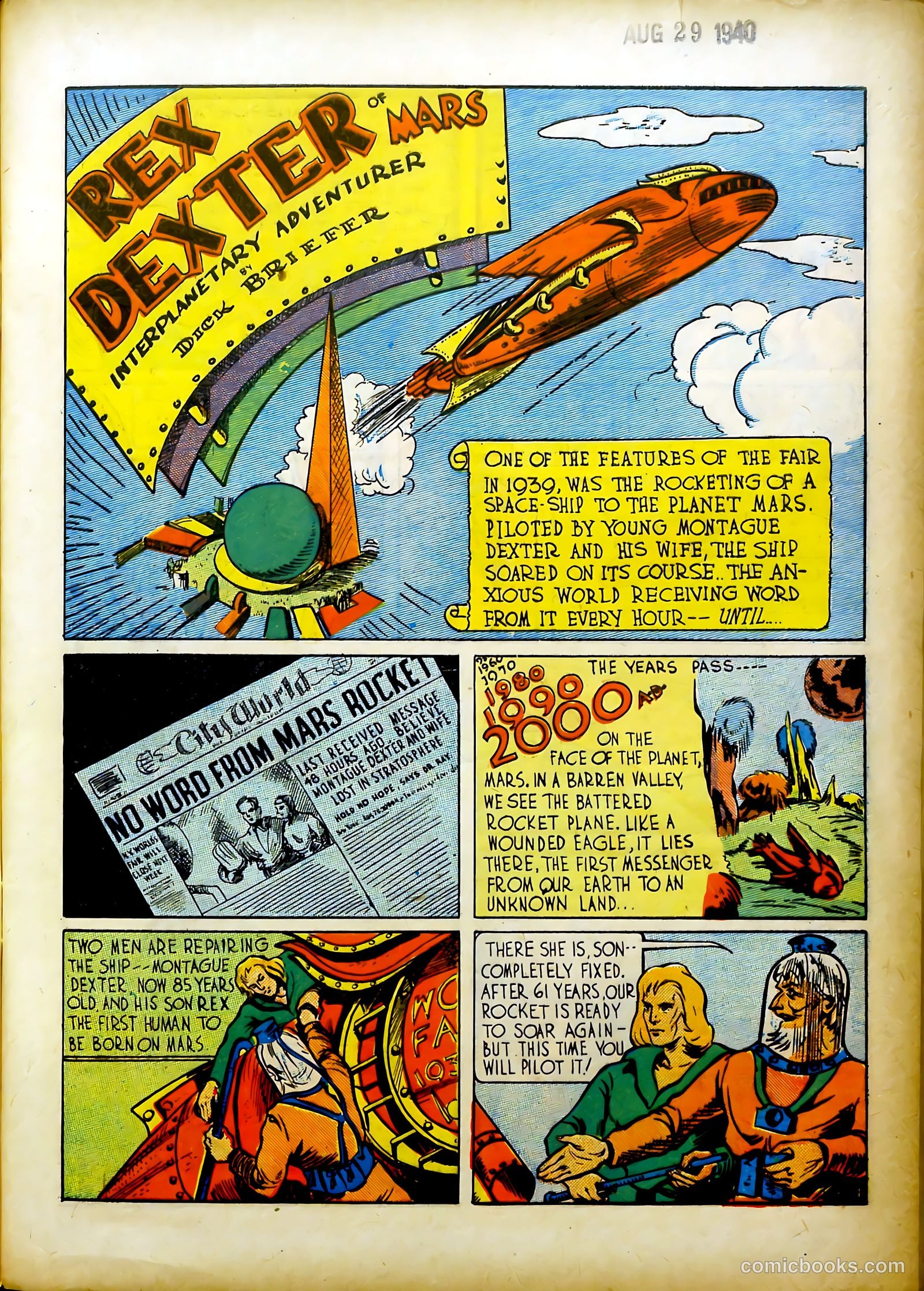 Rex Dexter of Mars #1 (1940) — page 17 of 68