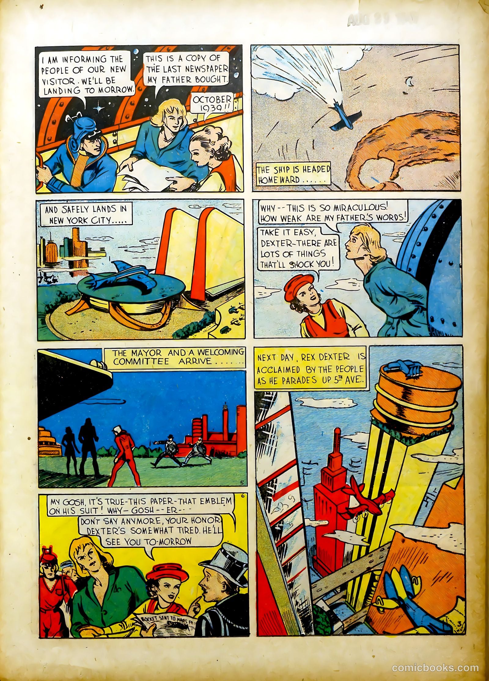 Rex Dexter of Mars #1 (1940) — page 19 of 68