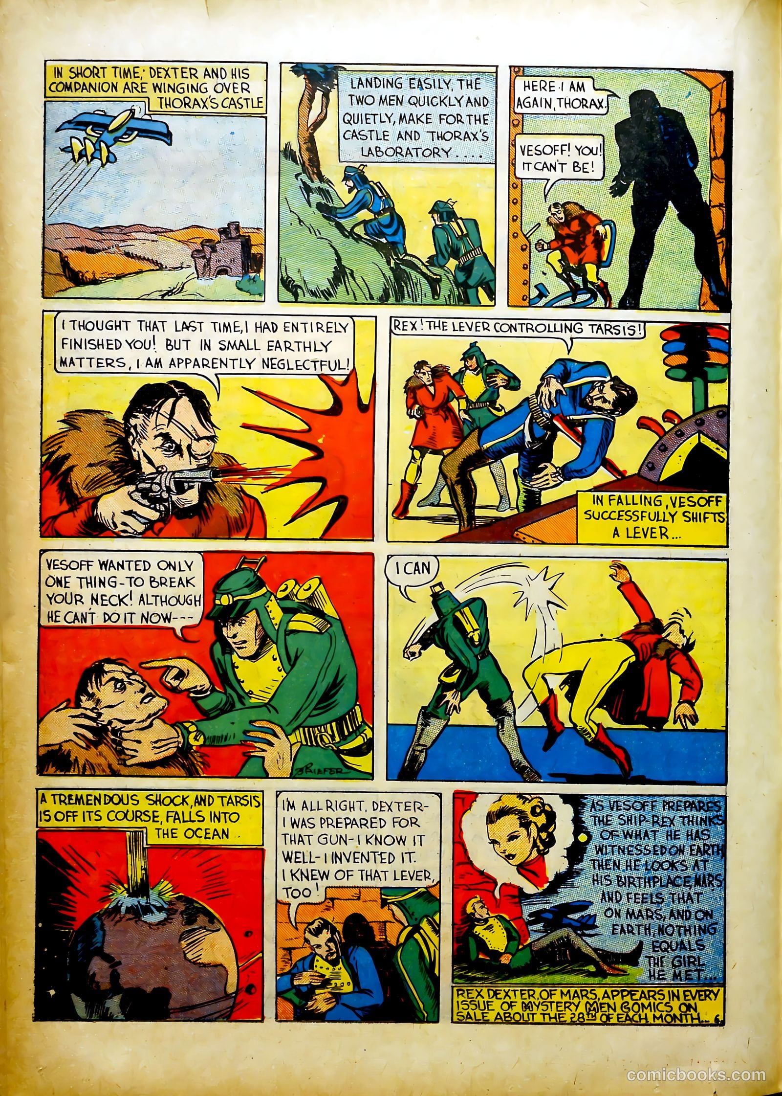 Rex Dexter of Mars #1 (1940) — page 22 of 68