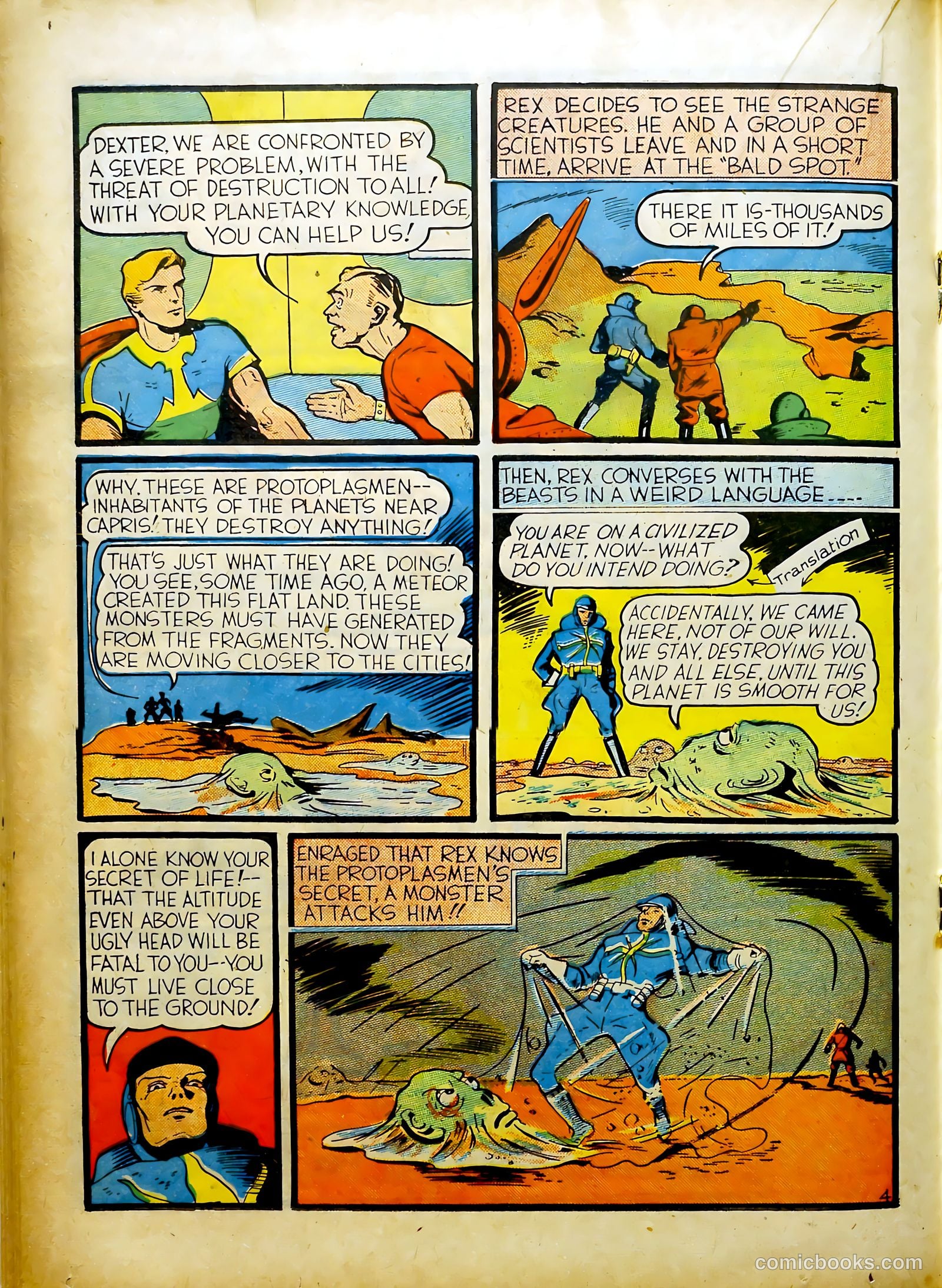 Rex Dexter of Mars #1 (1940) — page 34 of 68