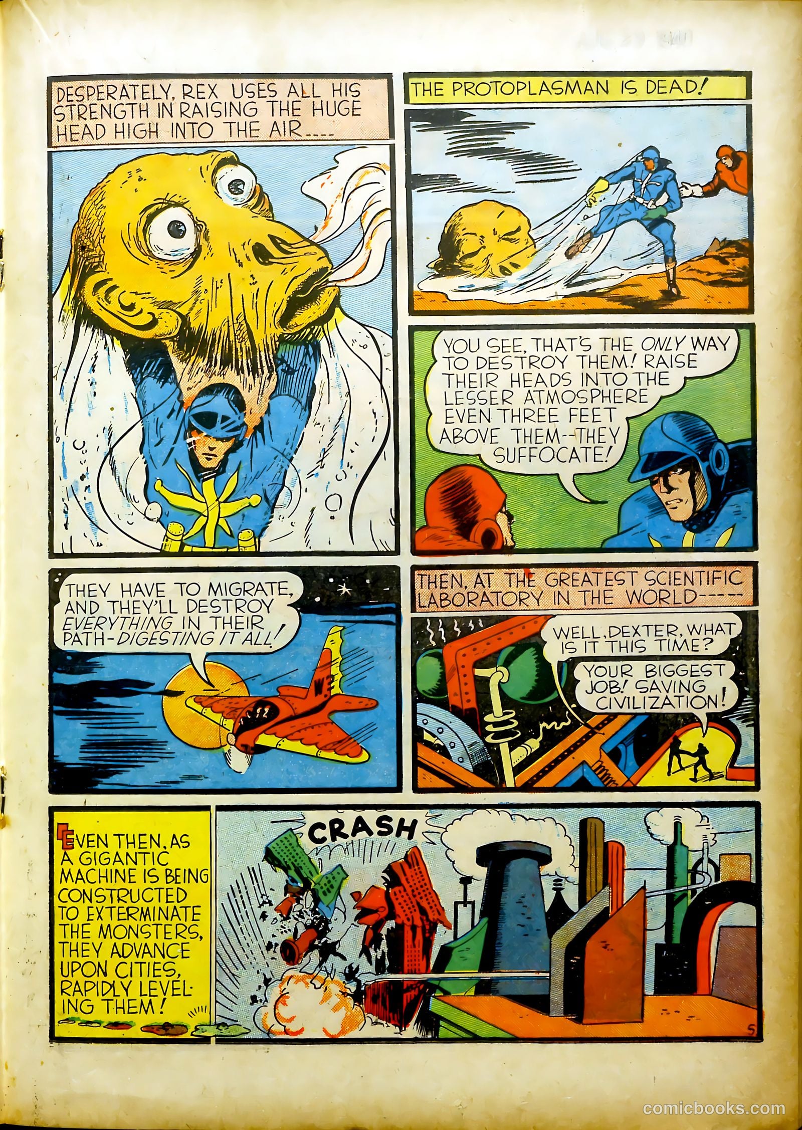 Rex Dexter of Mars #1 (1940) — page 35 of 68