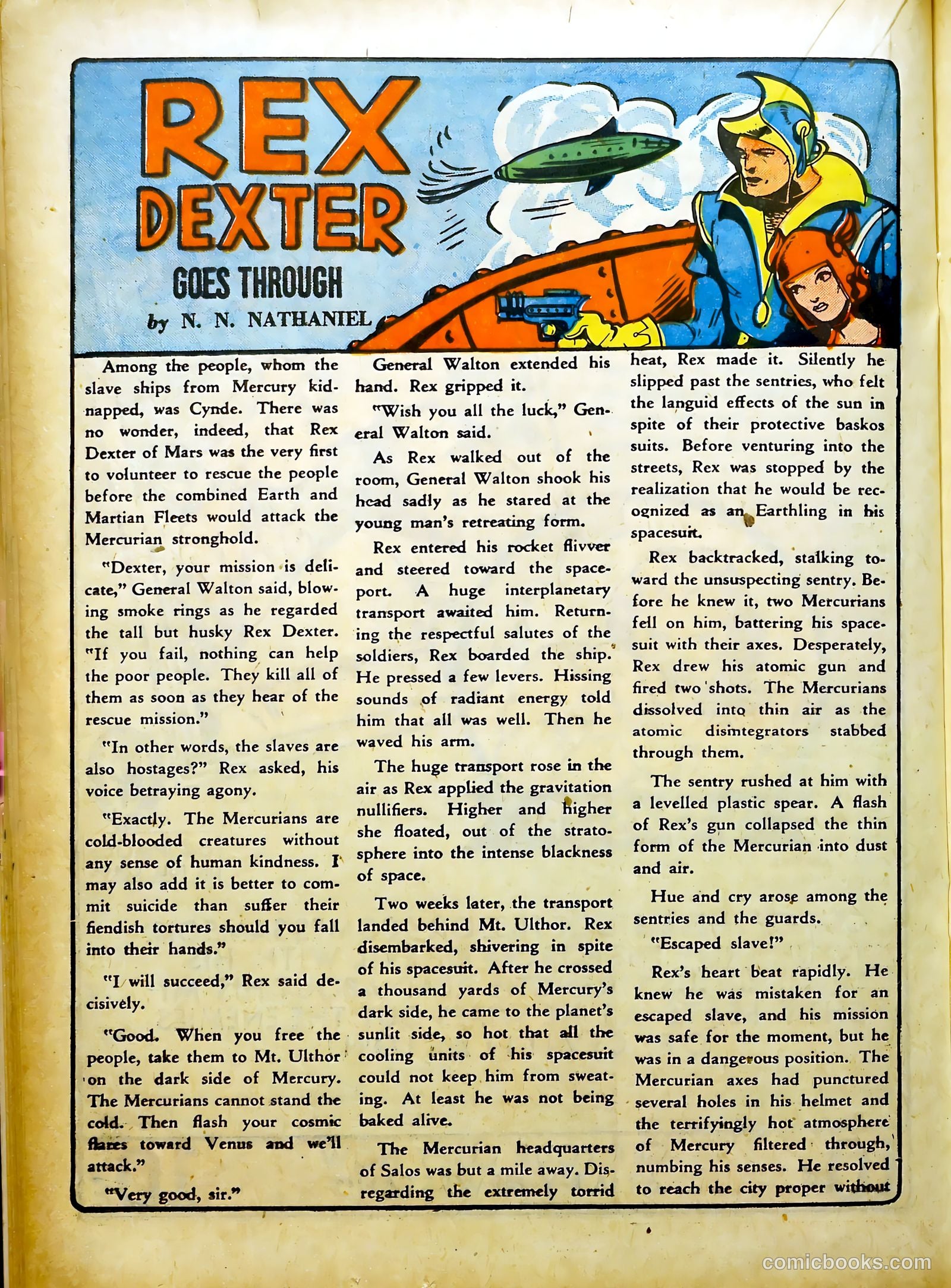 Rex Dexter of Mars #1 (1940) — page 38 of 68