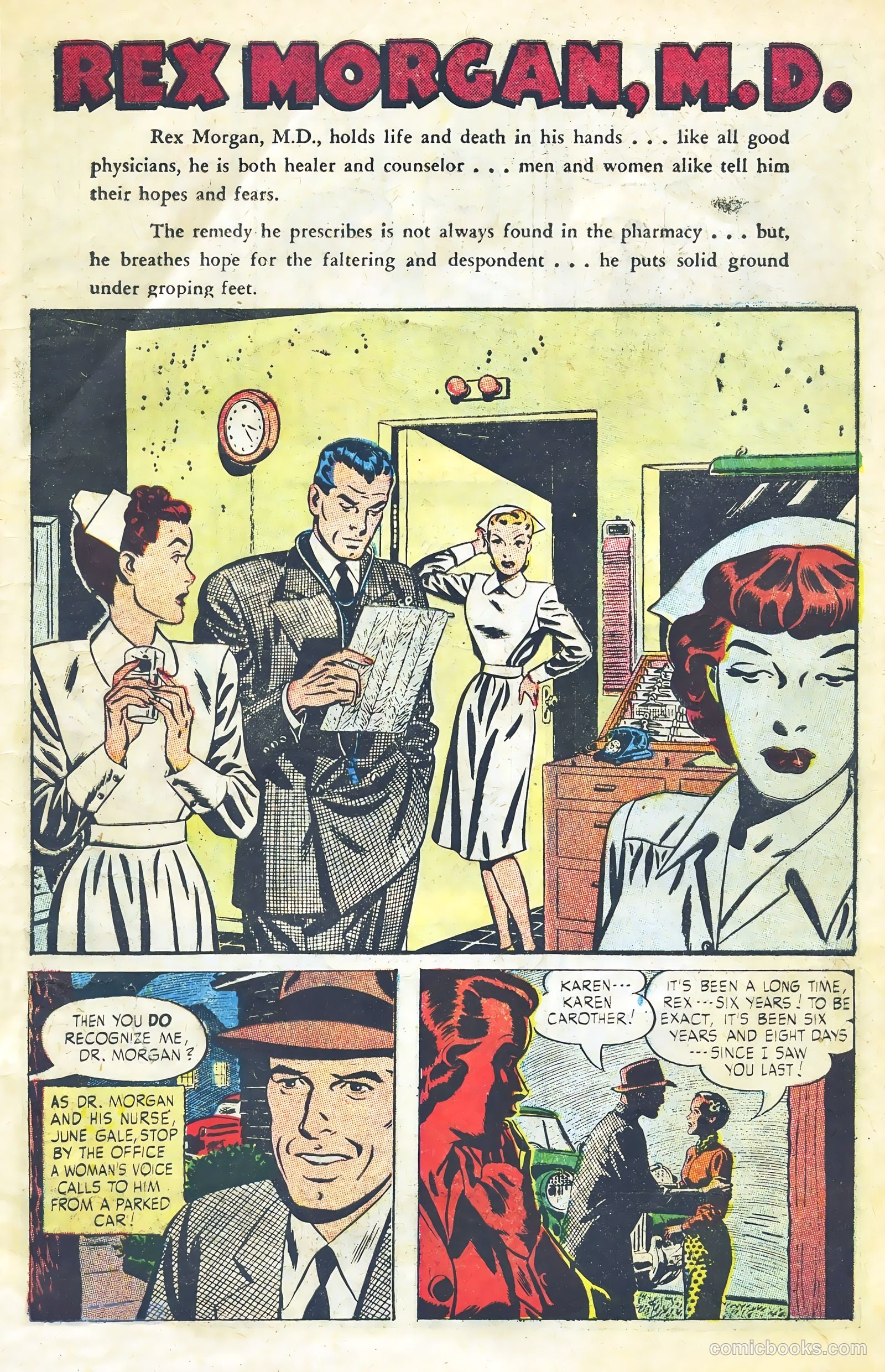 Rex Morgan, M.D. #1 (1955) — page 3 of 37