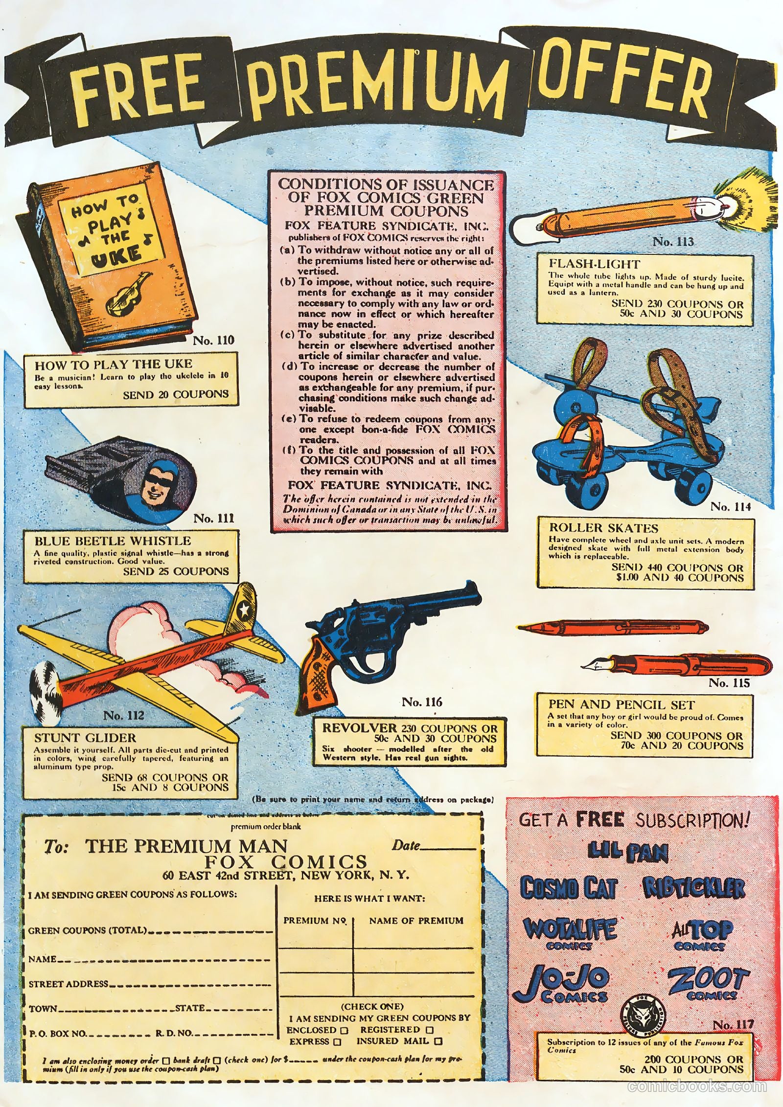 Ribtickler #6 (1947) — page 36 of 36