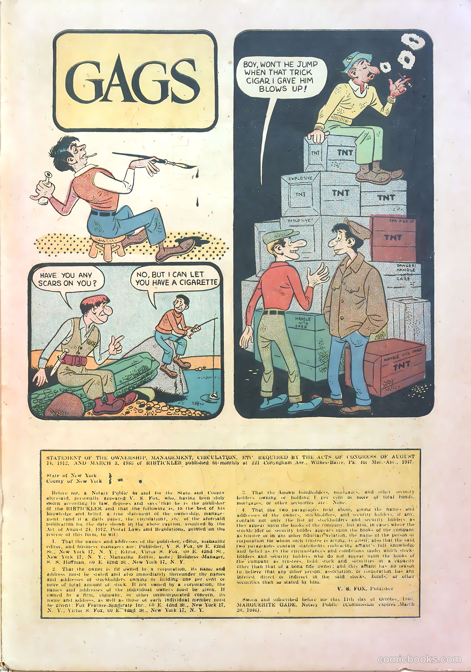 Ribtickler #7 (1947) — page 27 of 36