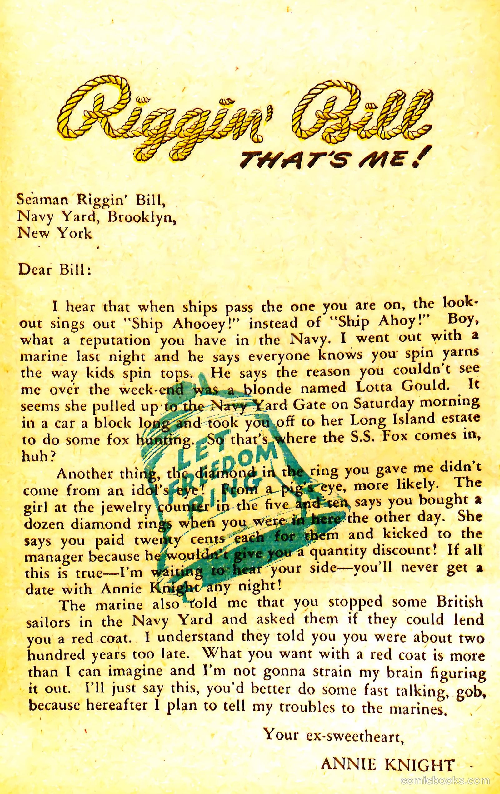 Riggin' Bill #1 (1944) — page 14 of 68