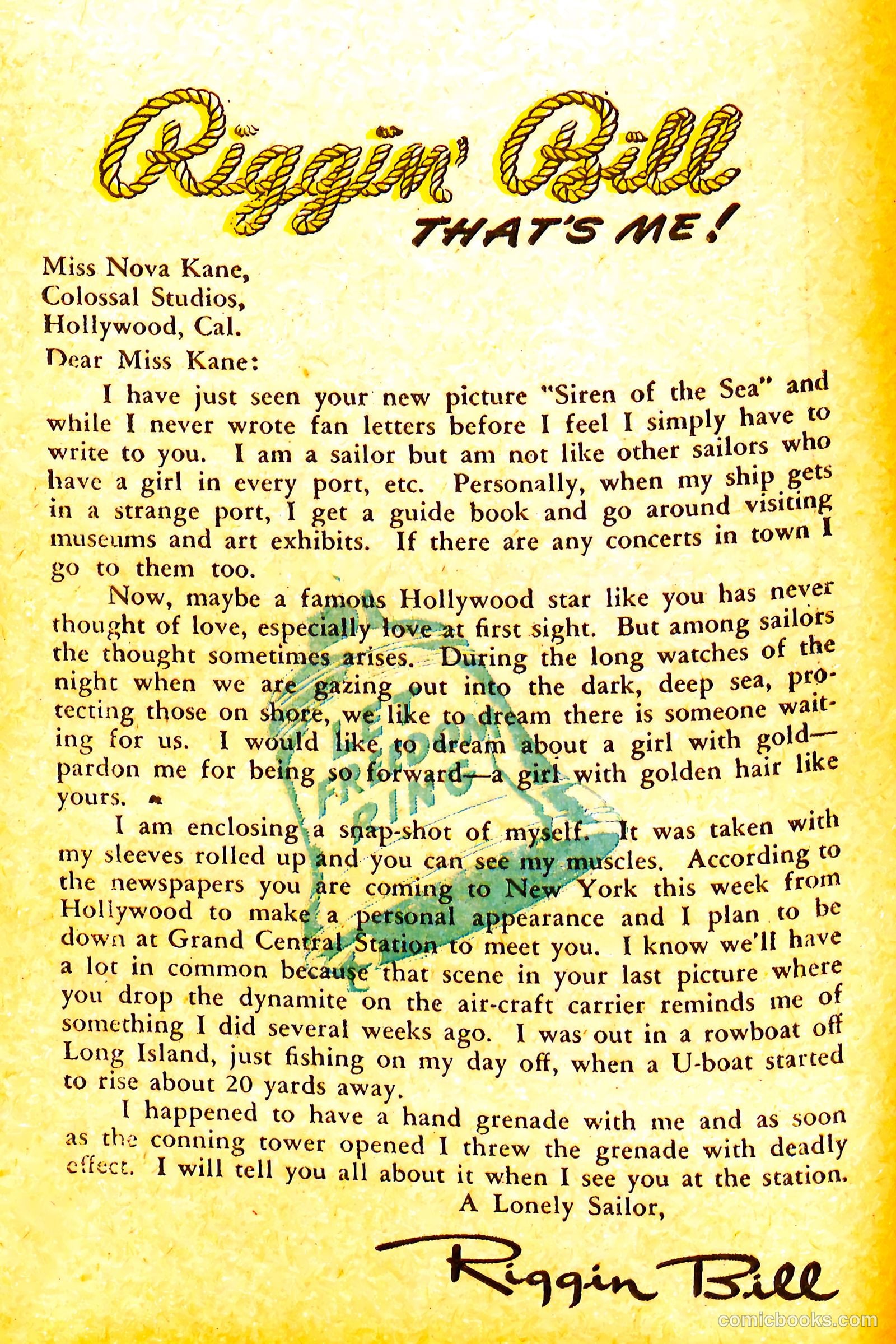 Riggin' Bill #1 (1944) — page 16 of 68