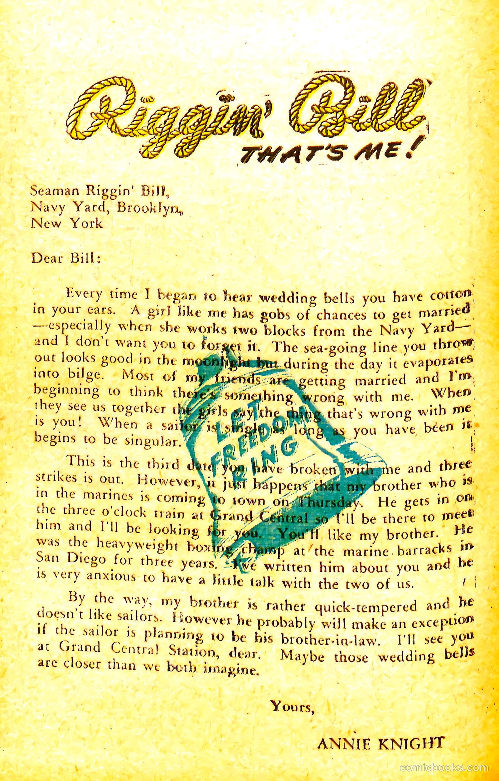 Riggin' Bill #1 (1944) — page 26 of 68