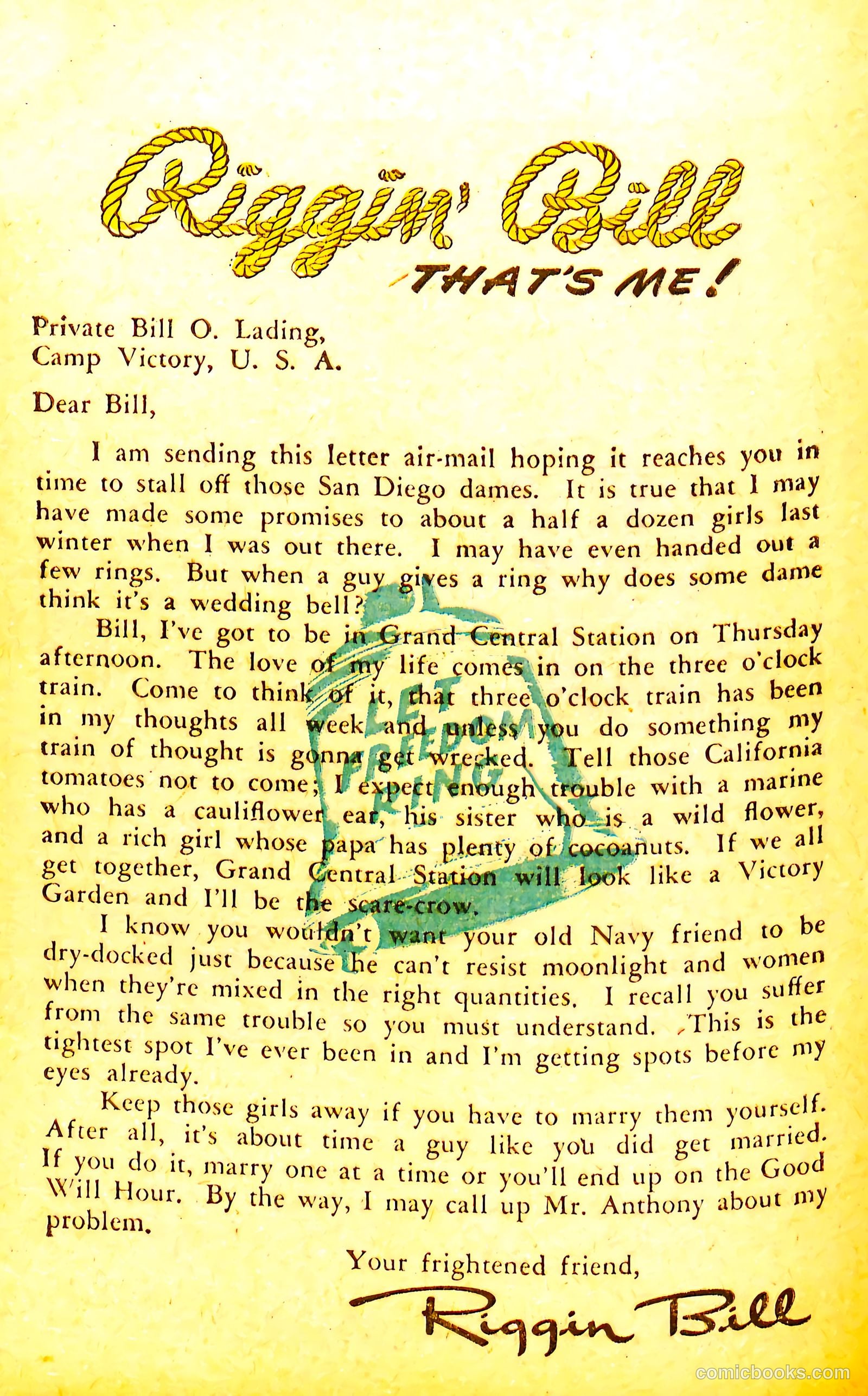 Riggin' Bill #1 (1944) — page 30 of 68