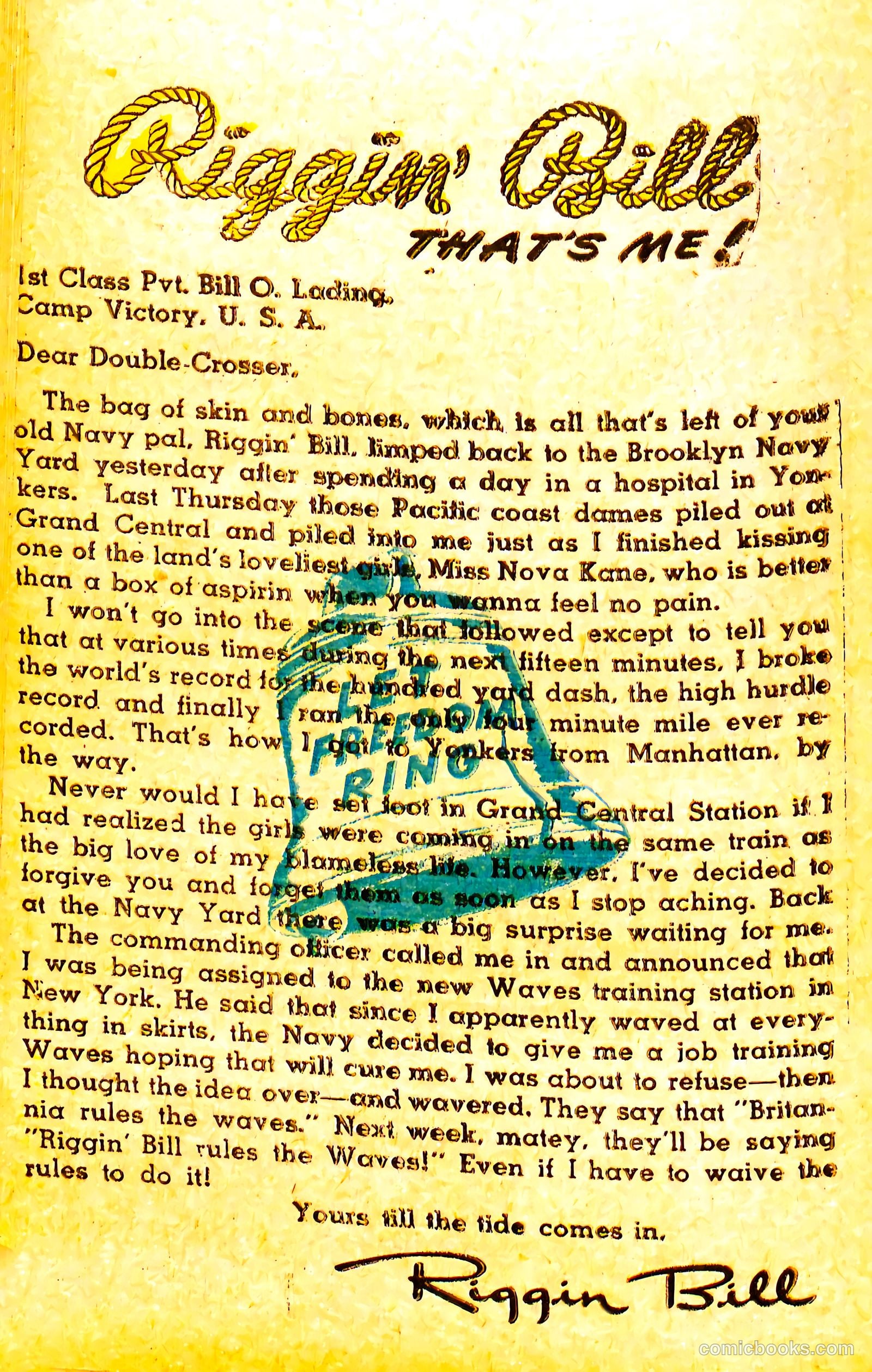 Riggin' Bill #1 (1944) — page 34 of 68