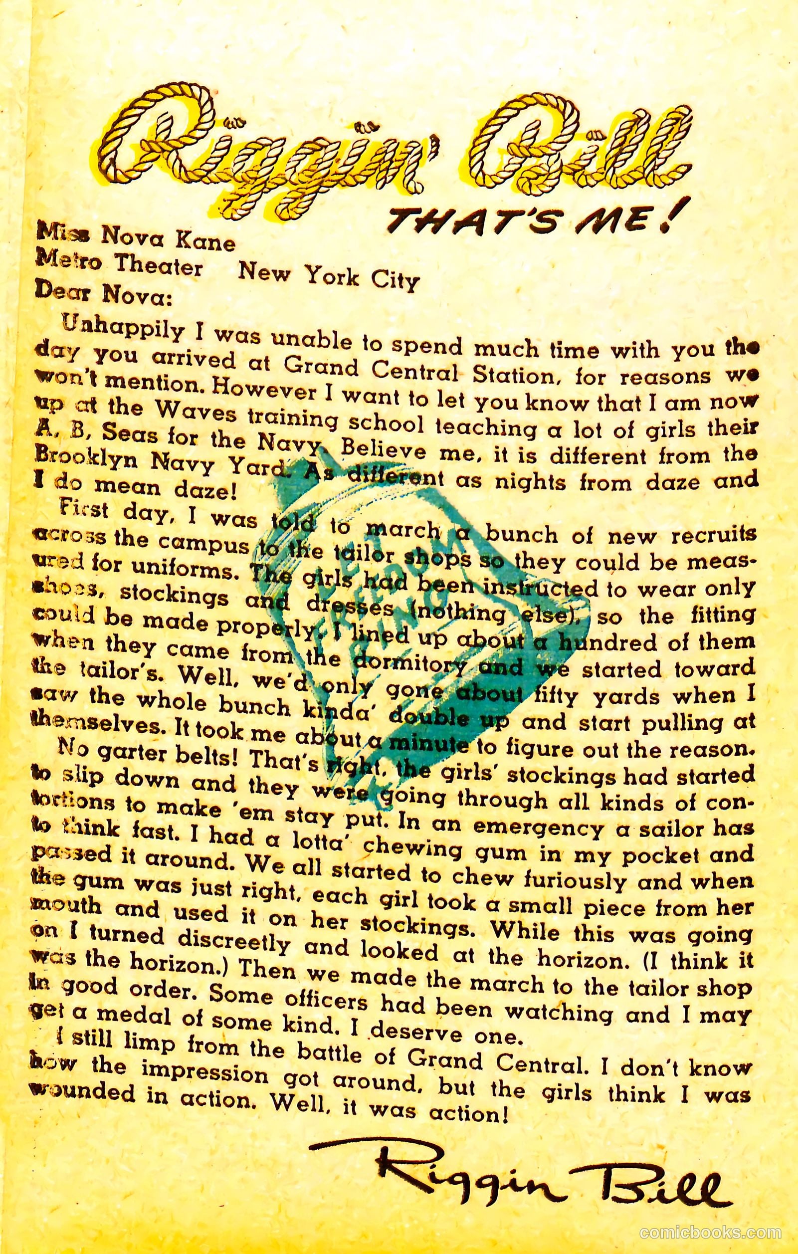Riggin' Bill #1 (1944) — page 38 of 68