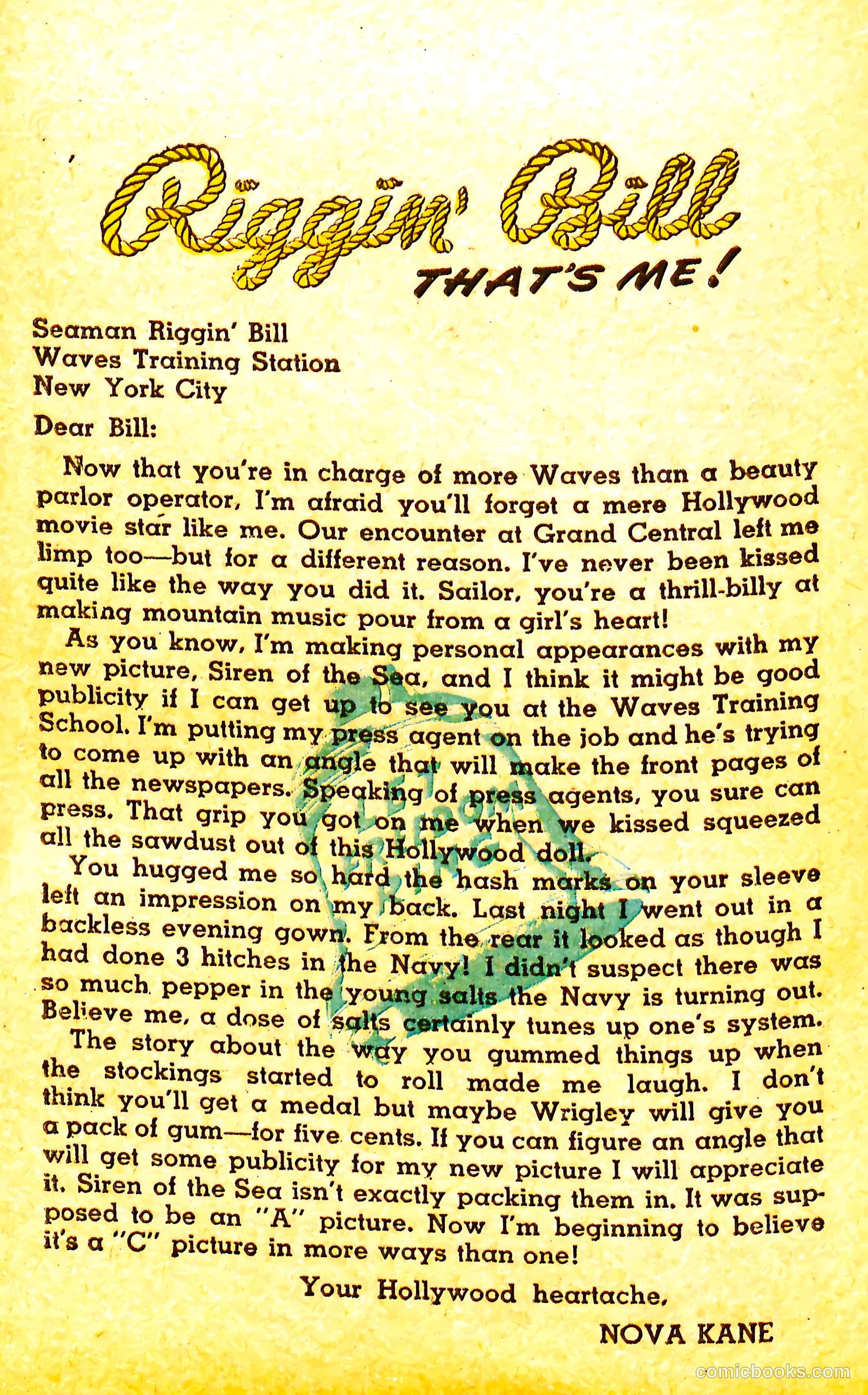 Riggin' Bill #1 (1944) — page 40 of 68