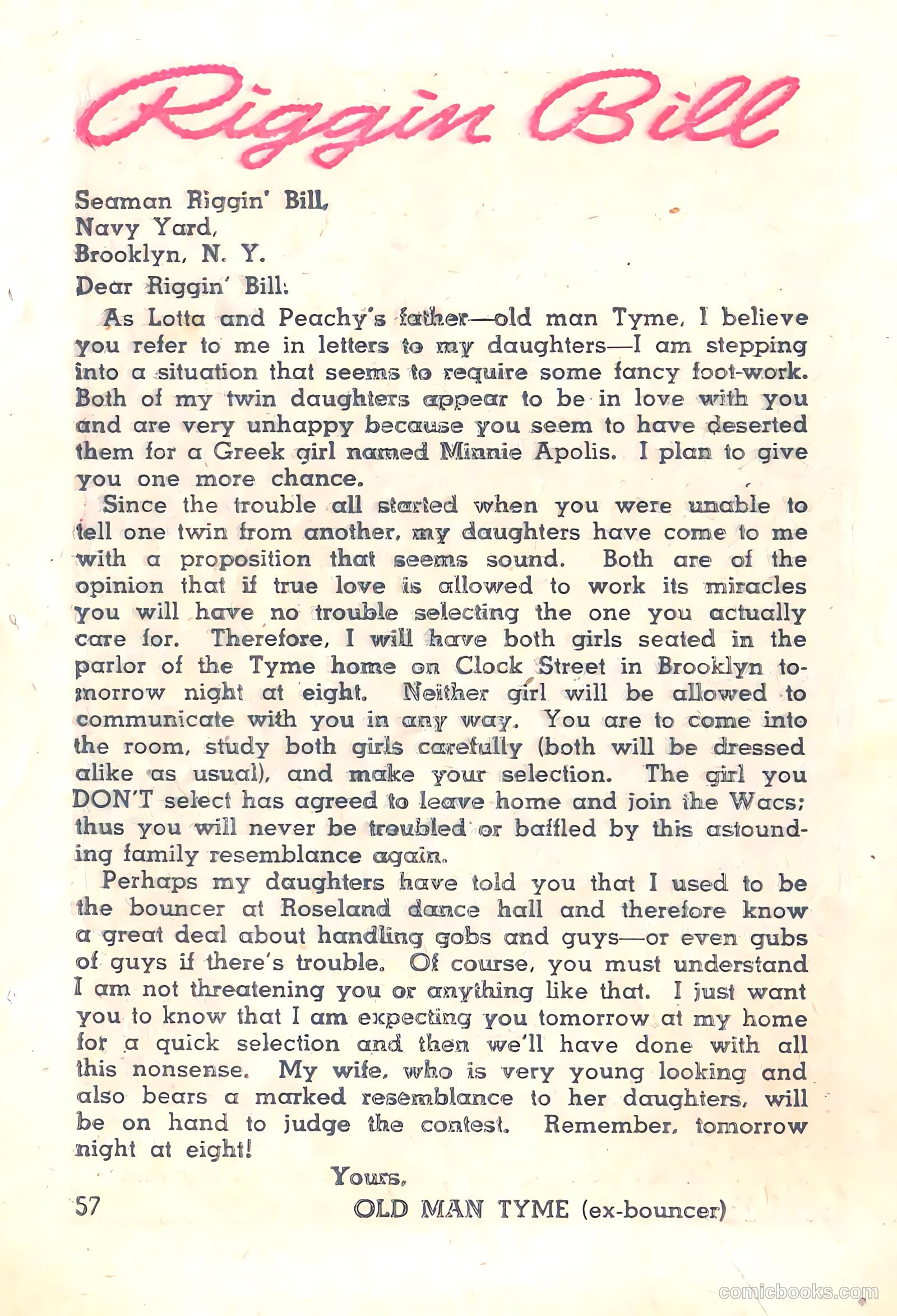 Riggin' Bill #2 (1944) — page 43 of 67