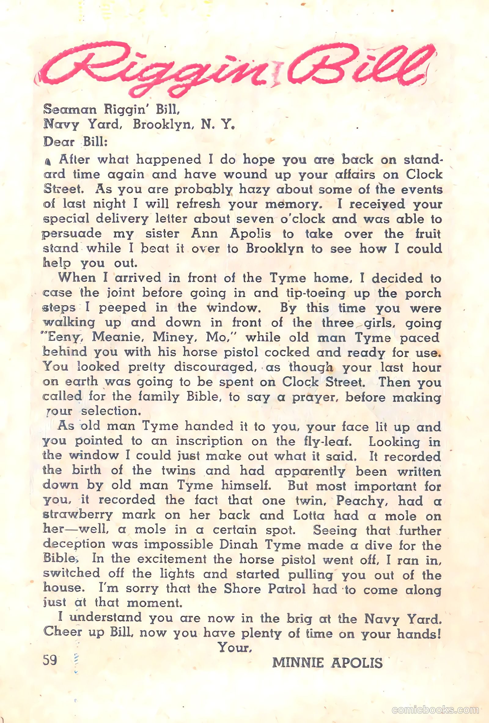 Riggin' Bill #2 (1944) — page 47 of 67