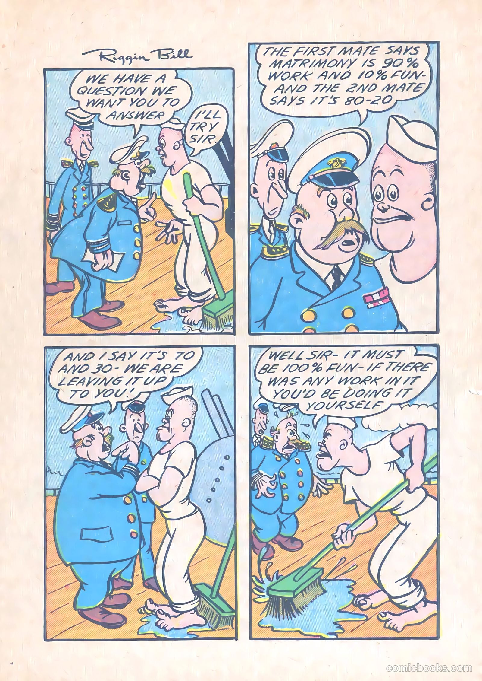 Riggin' Bill #4 (1944) — page 50 of 67