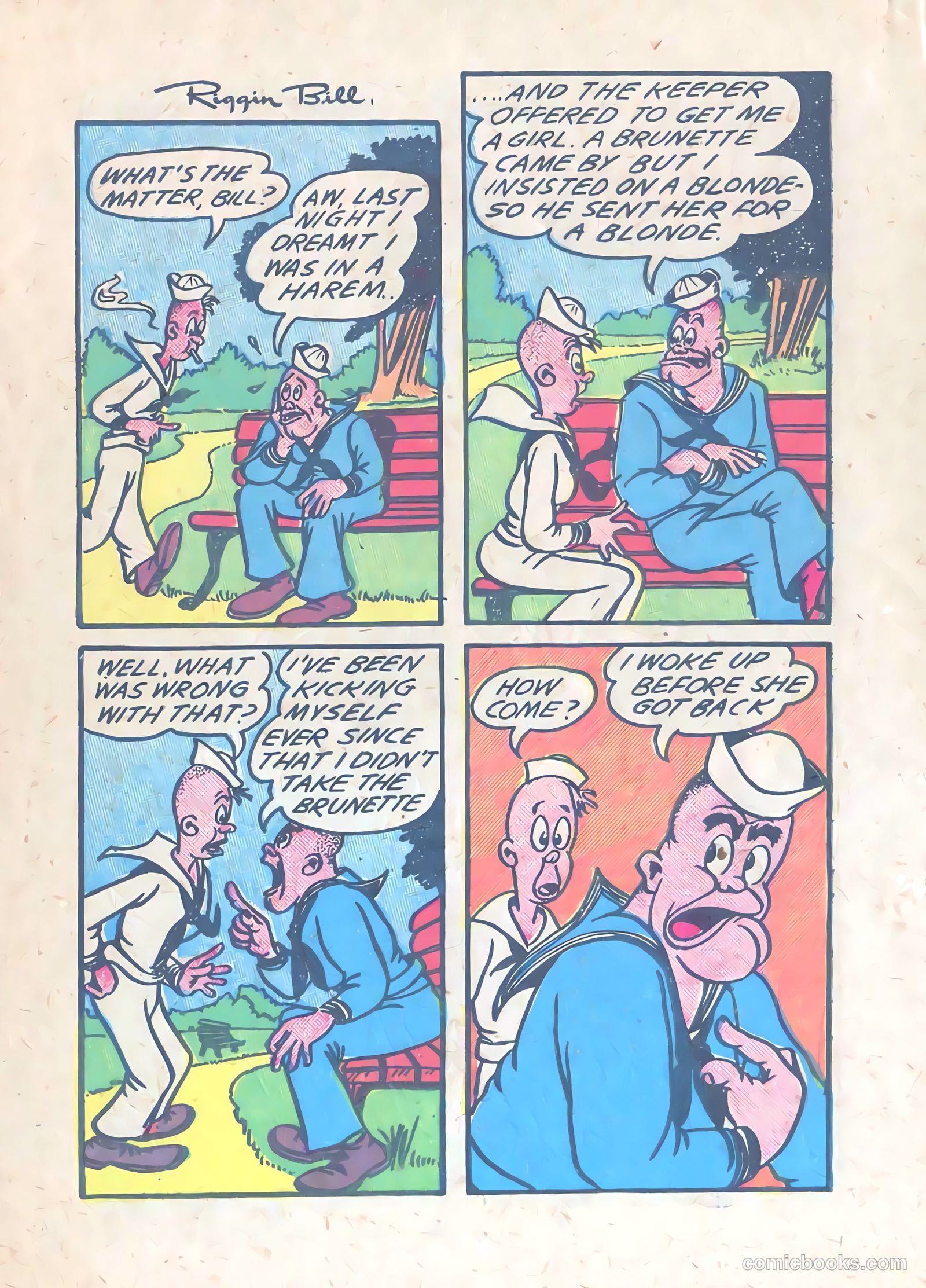 Riggin' Bill #4 (1944) — page 64 of 67