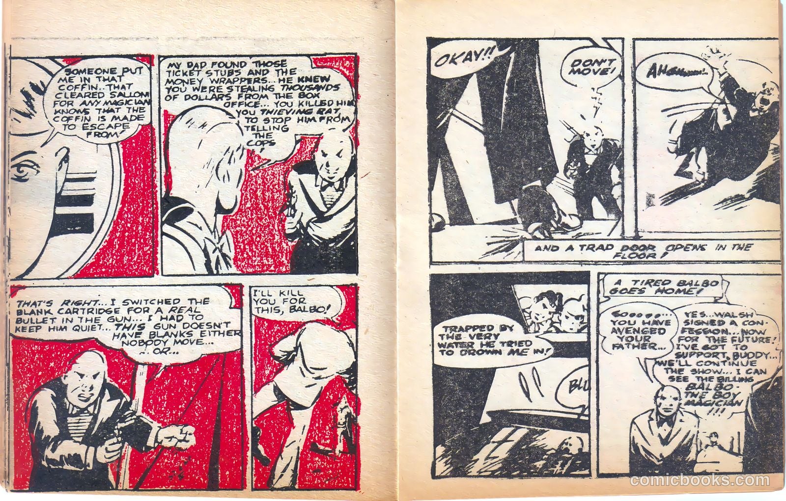 Balbo, the Boy Magician [Mighty Midget Comic] #12 (1943) — page 9 of 18