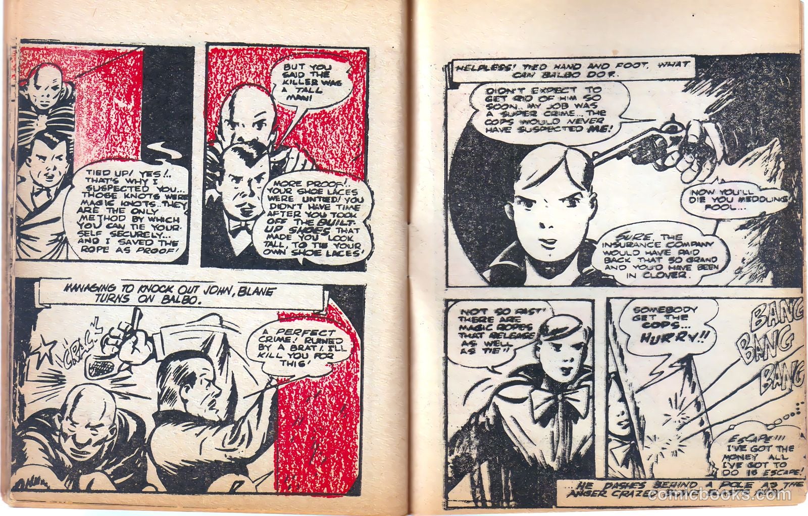 Balbo, the Boy Magician [Mighty Midget Comic] #12 (1943) — page 16 of 18