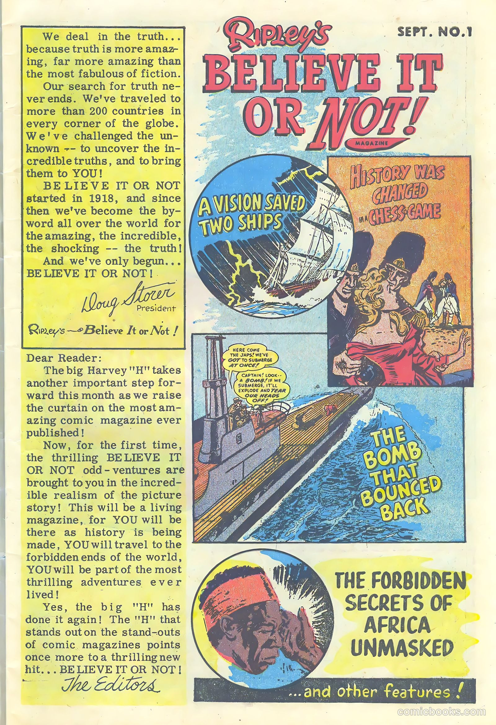 Ripley's Believe It or Not! #1 (1941) — page 3 of 36