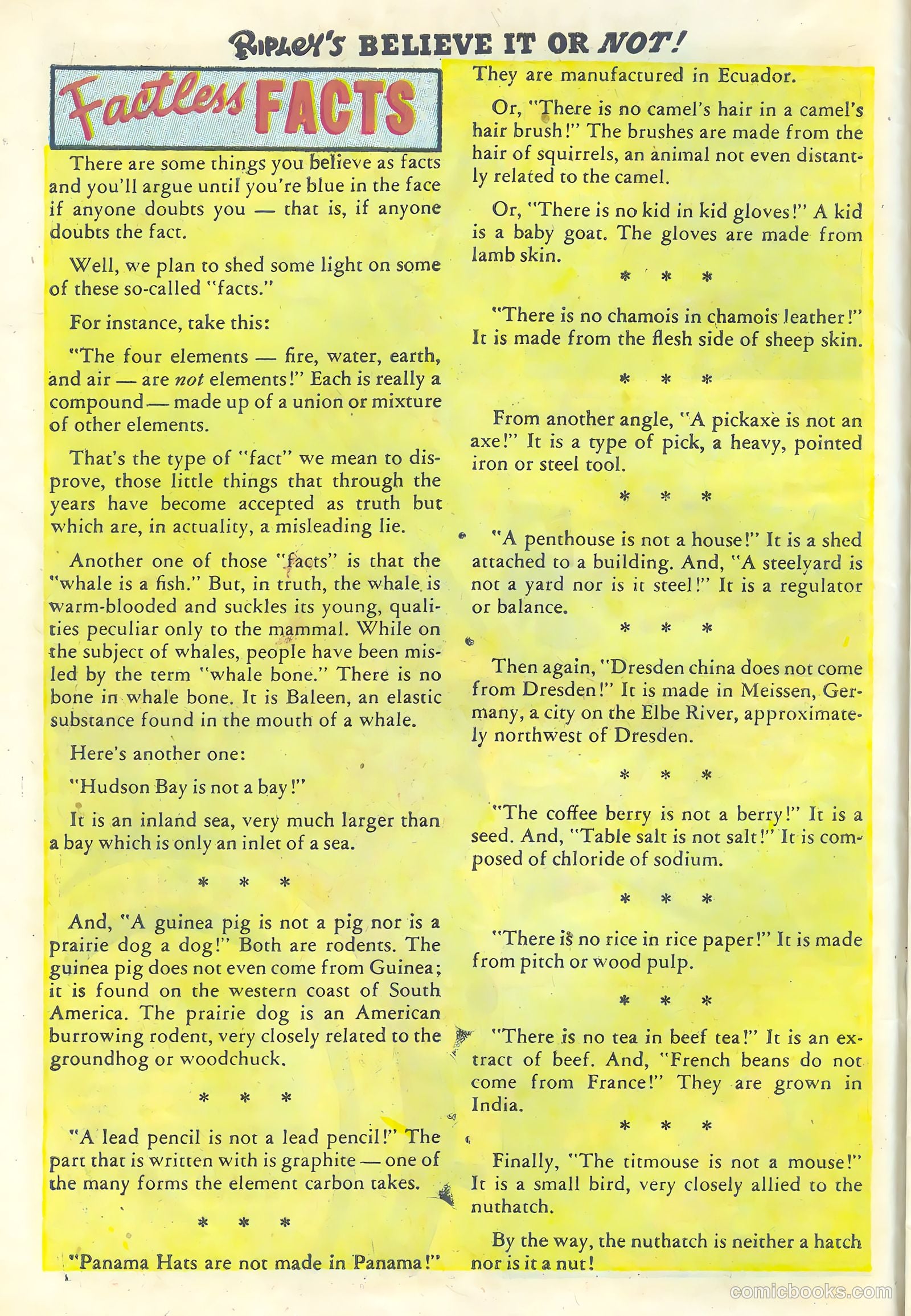 Ripley's Believe It or Not! #1 (1941) — page 10 of 36