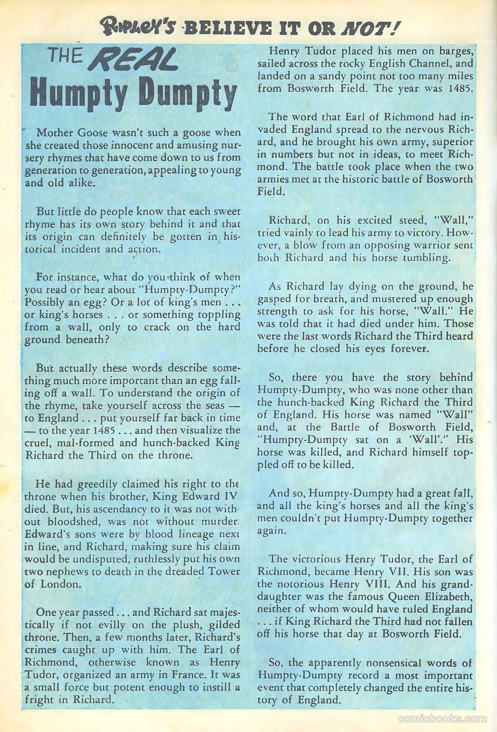 Ripley's Believe It or Not! #2 (1948) — page 10 of 36