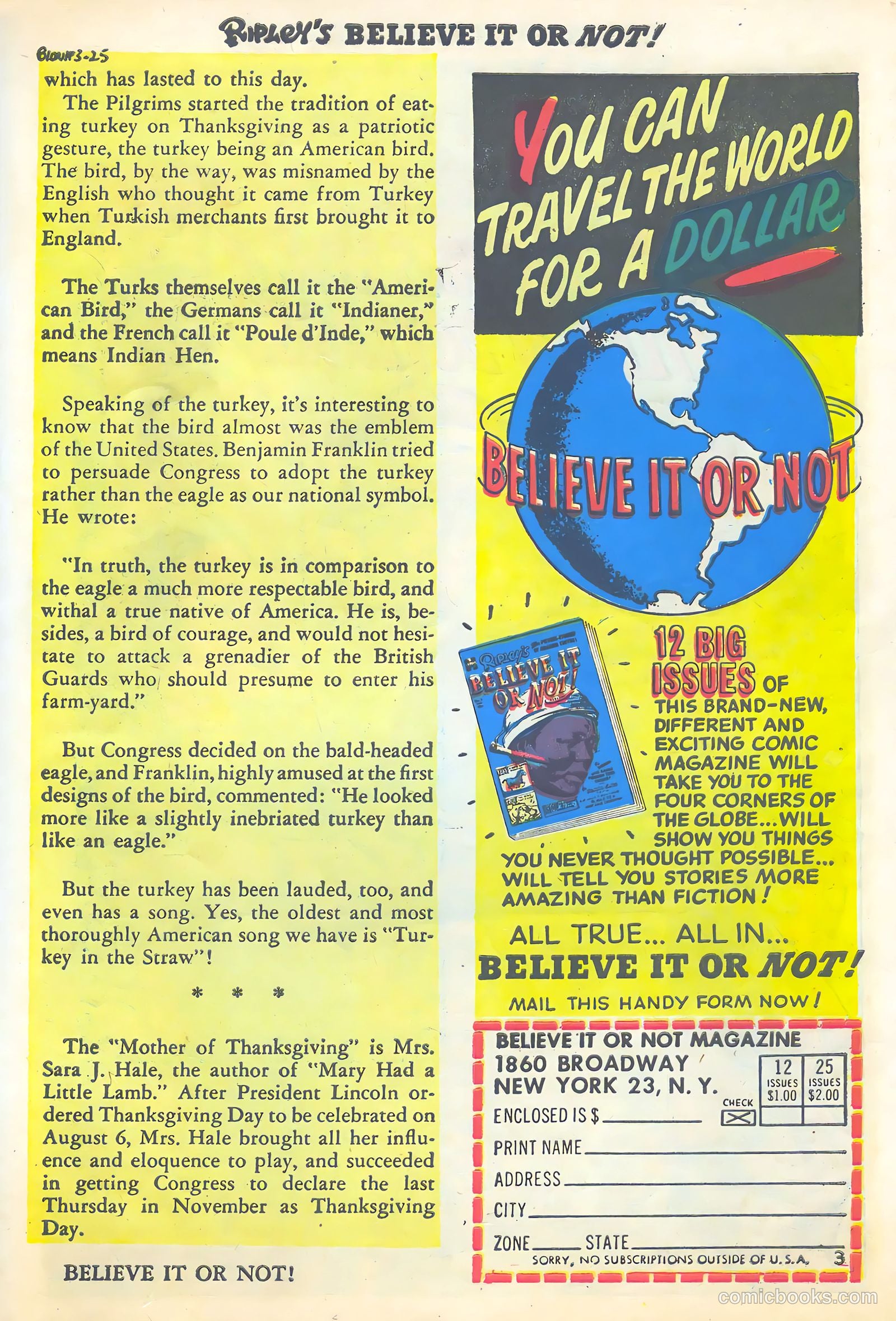 Ripley's Believe It or Not #3 (1954) — page 26 of 35