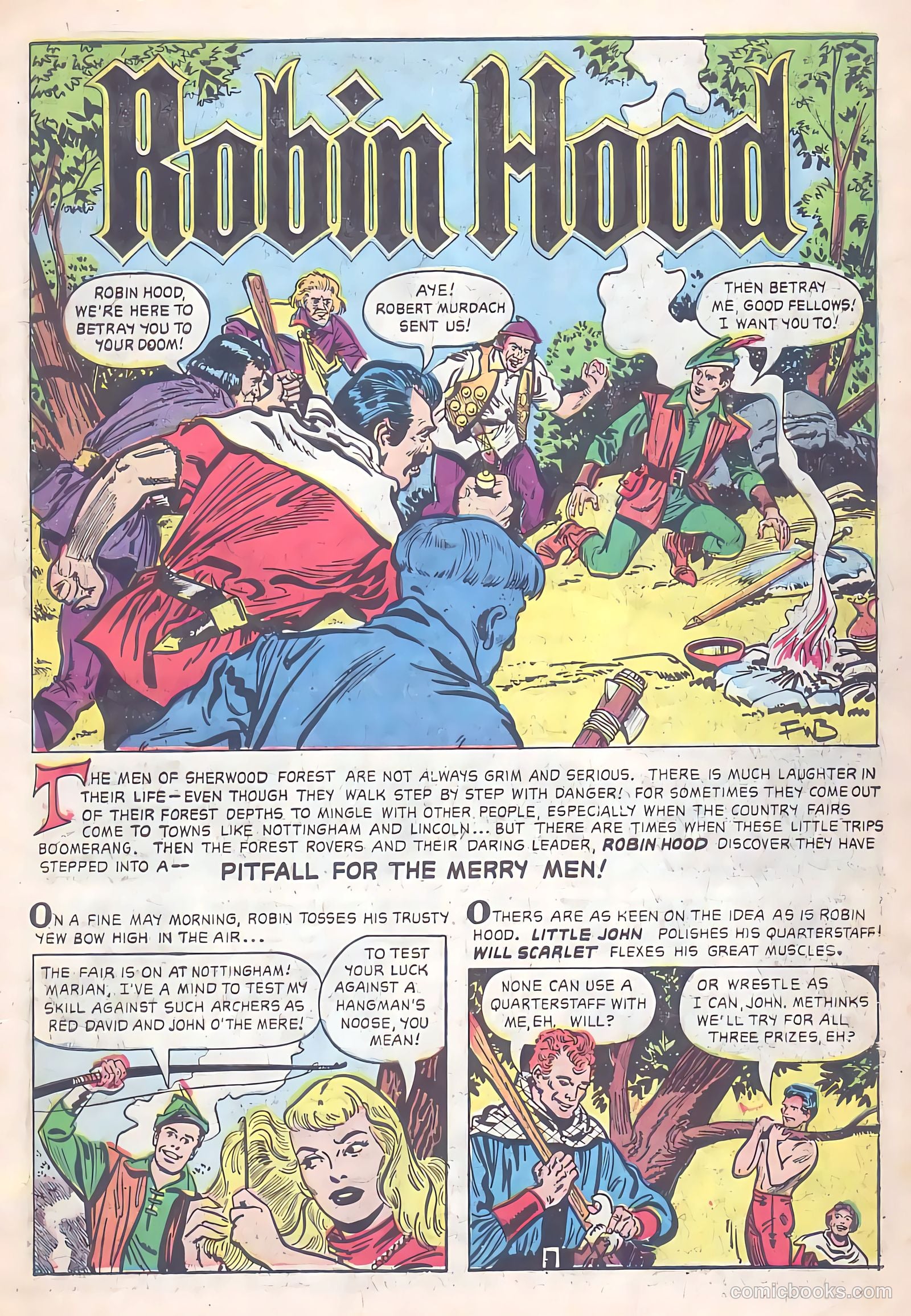 Robin Hood #1 (1958) — page 3 of 30