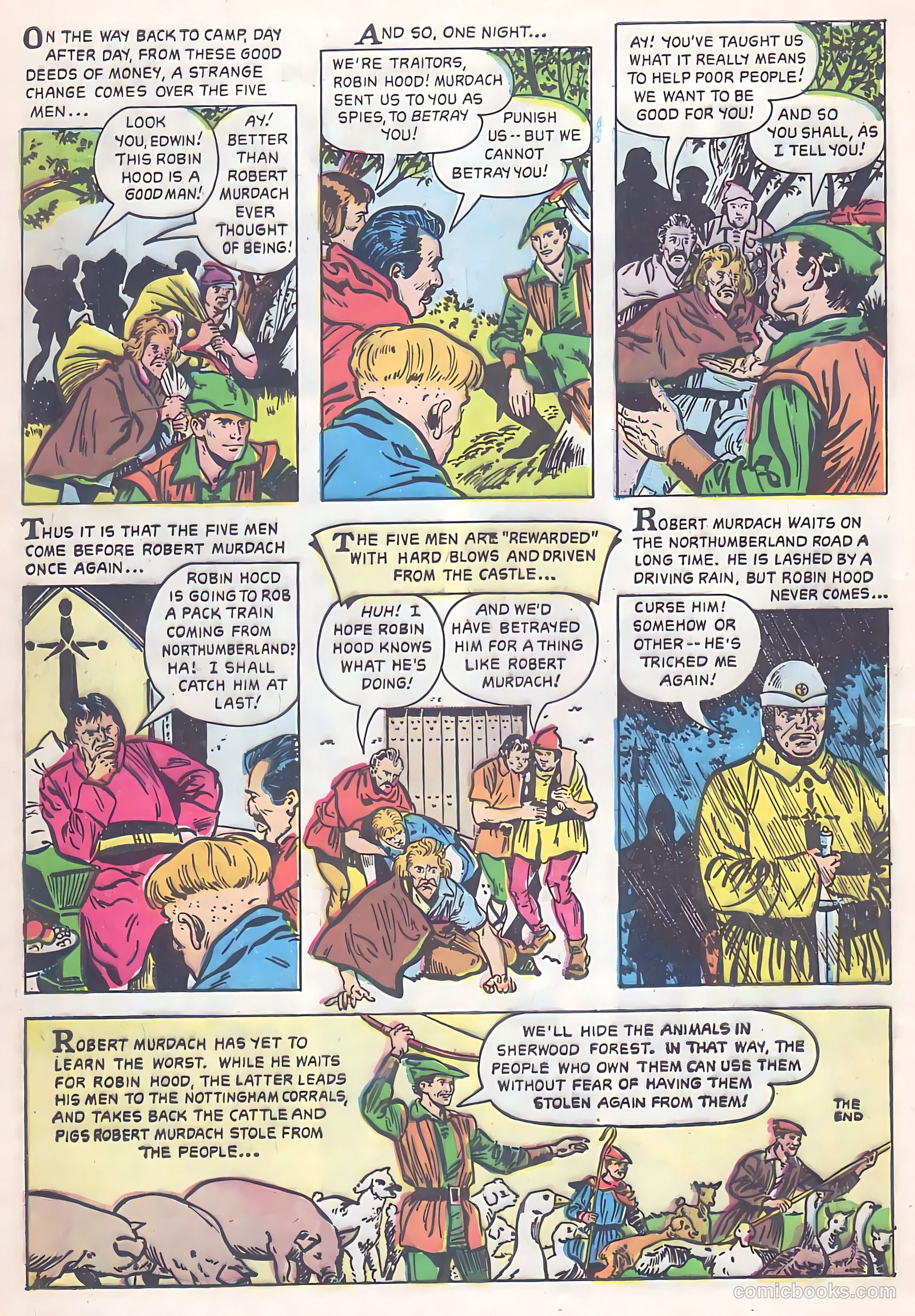 Robin Hood #1 (1958) — page 8 of 30