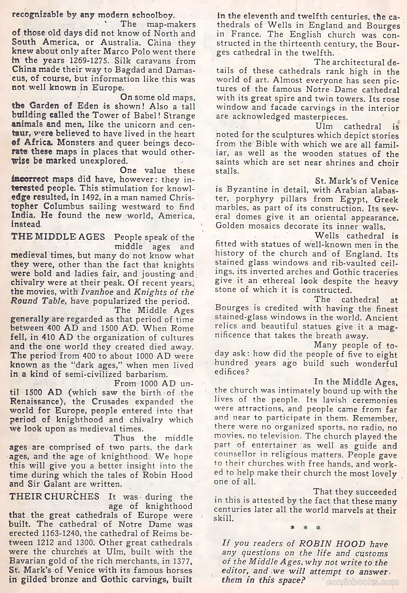 Robin Hood #1 (1958) — page 24 of 30